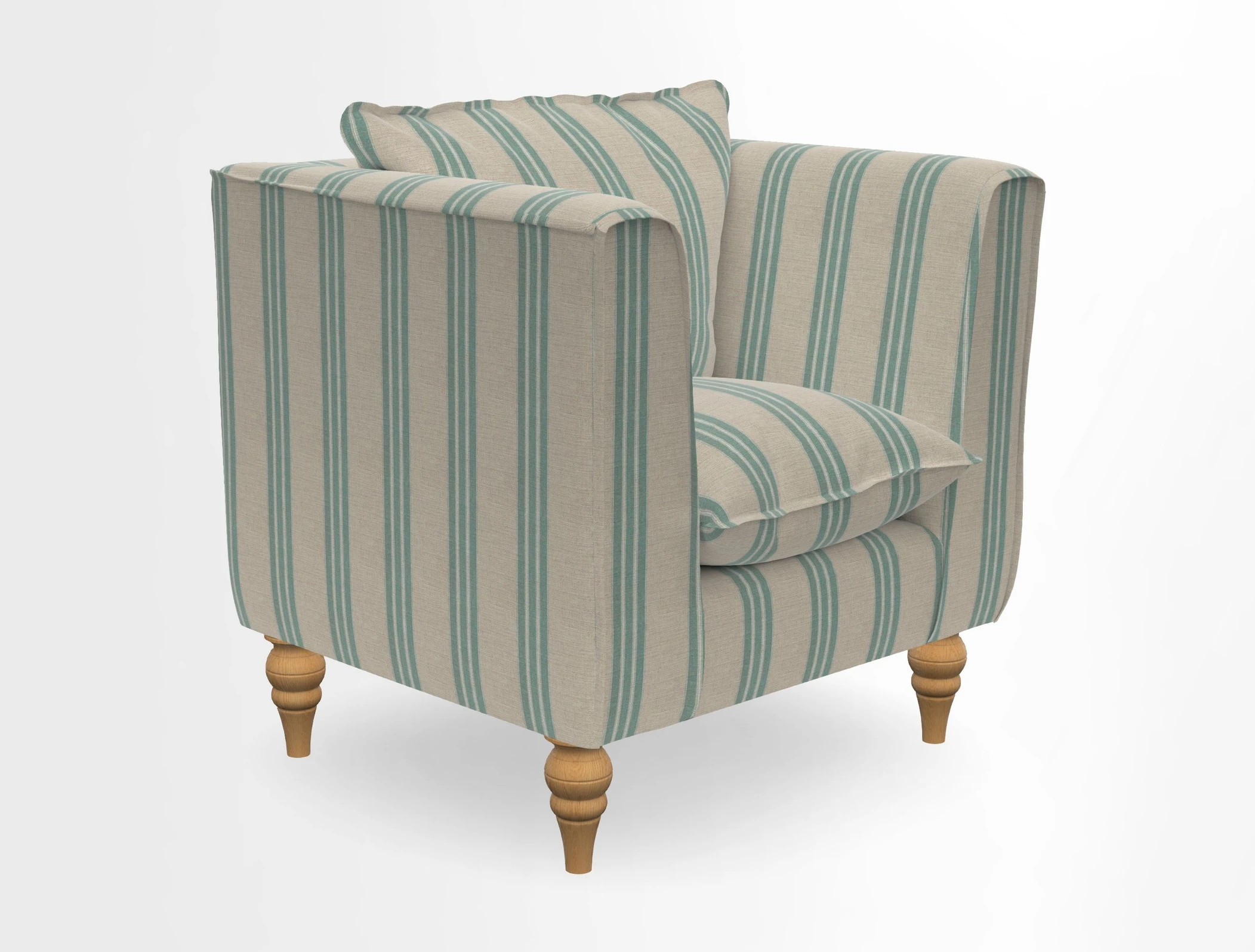 Aysgarth Chair in Two Tone Plain Biscuit