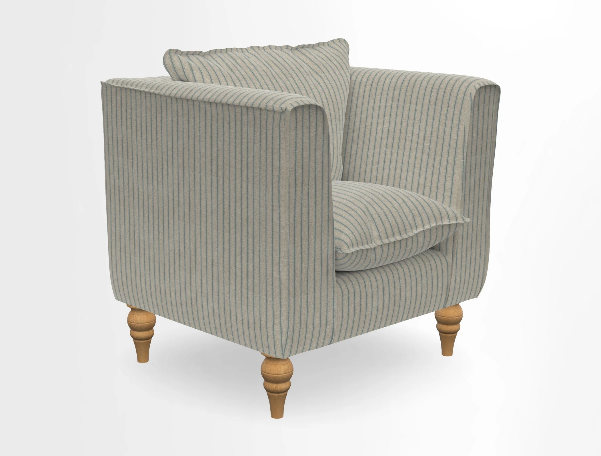 Aysgarth Chair in Two Tone Plain Biscuit