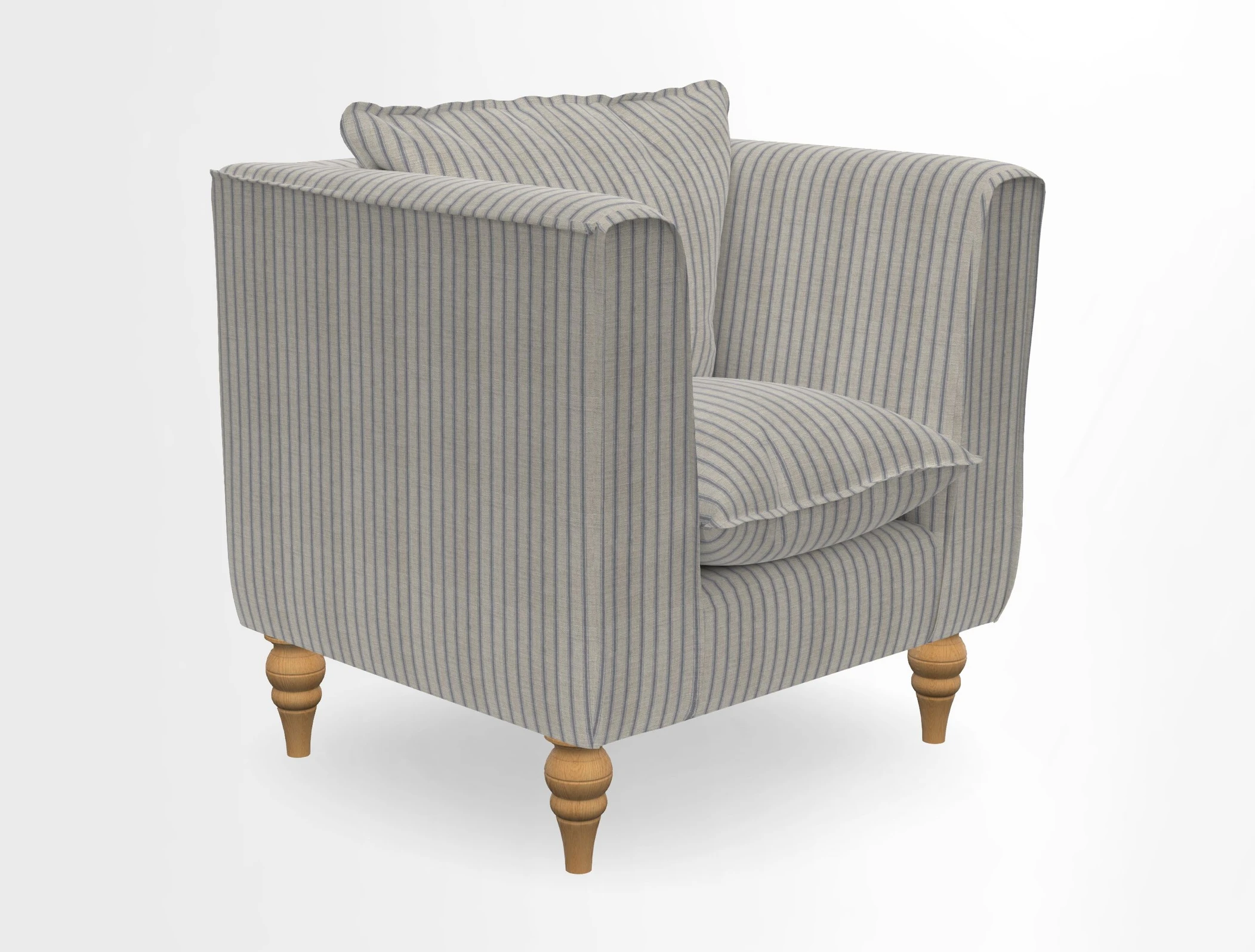 Aysgarth Chair in Two Tone Plain Biscuit