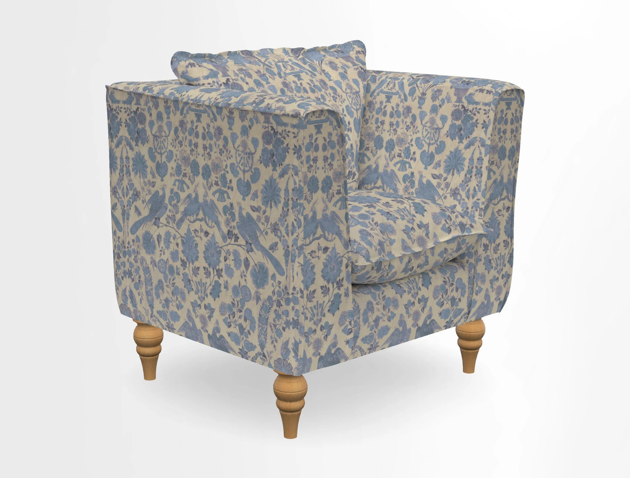 Aysgarth Chair in Two Tone Plain Biscuit