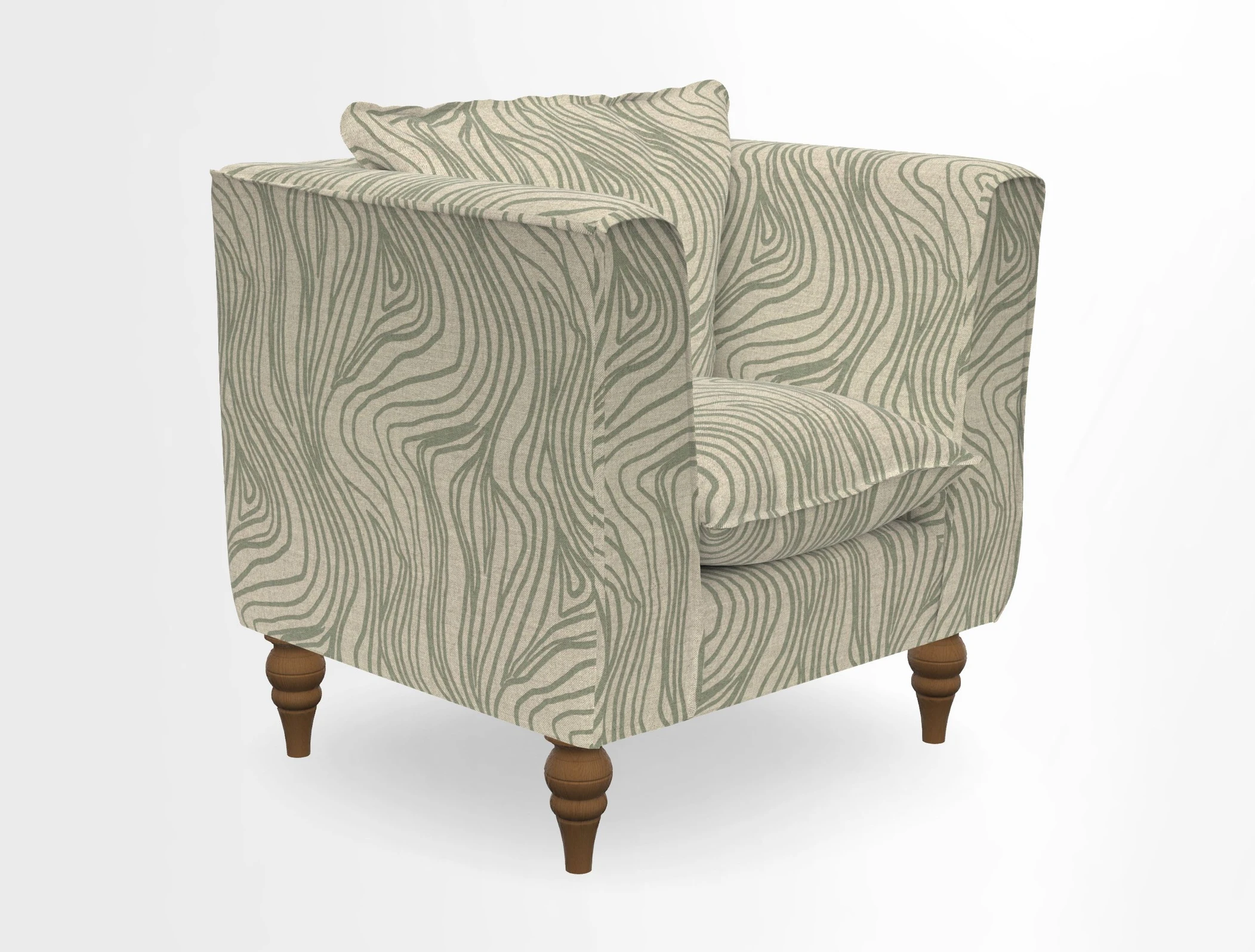 Aysgarth Chair in Two Tone Plain Biscuit