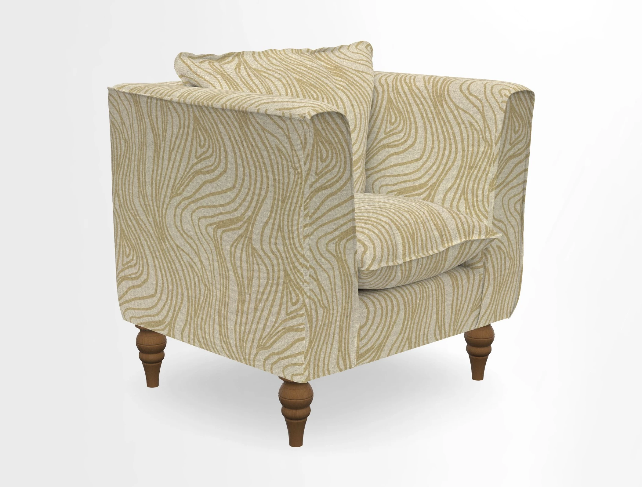 Aysgarth Chair in Two Tone Plain Biscuit