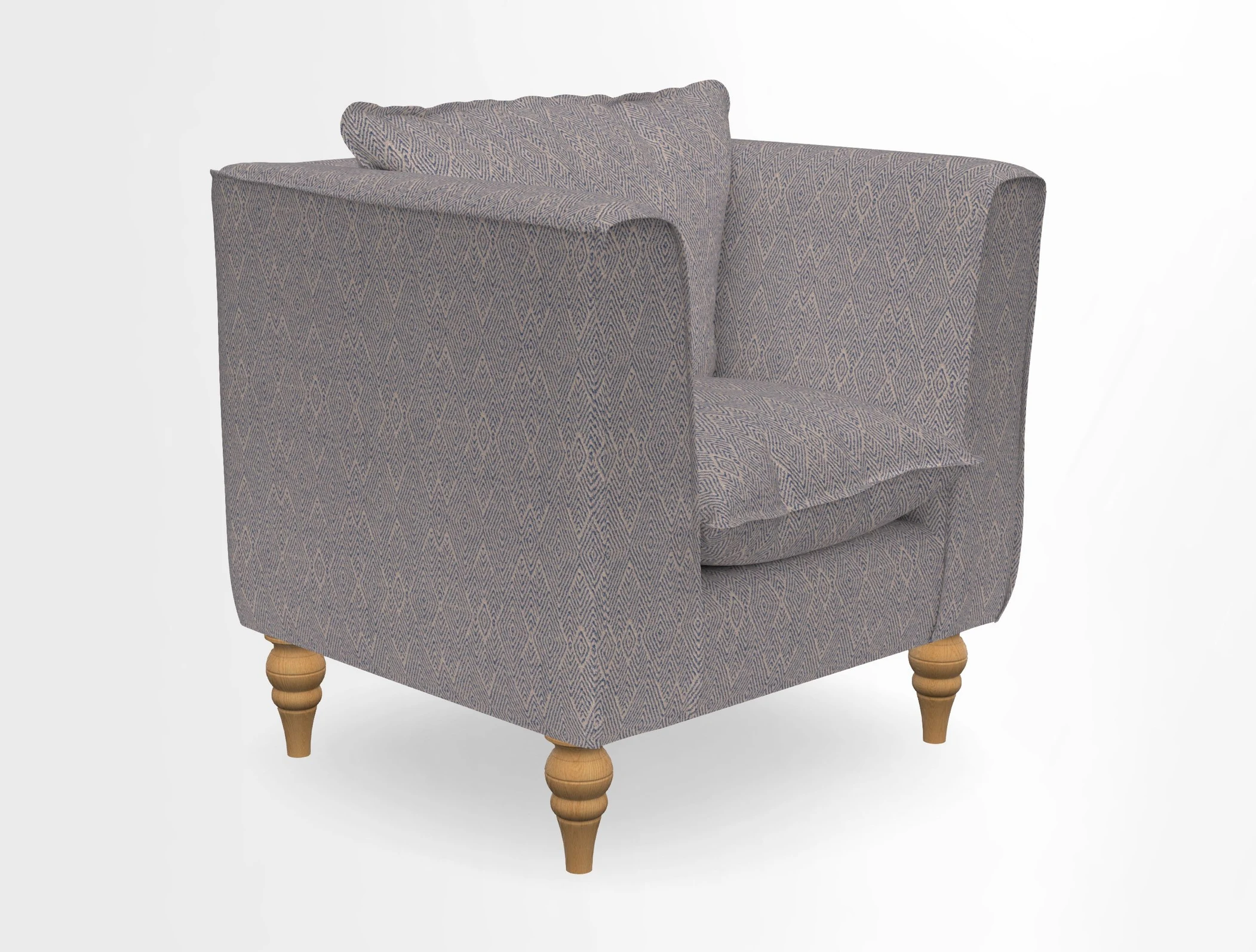 Aysgarth Chair in Two Tone Plain Biscuit
