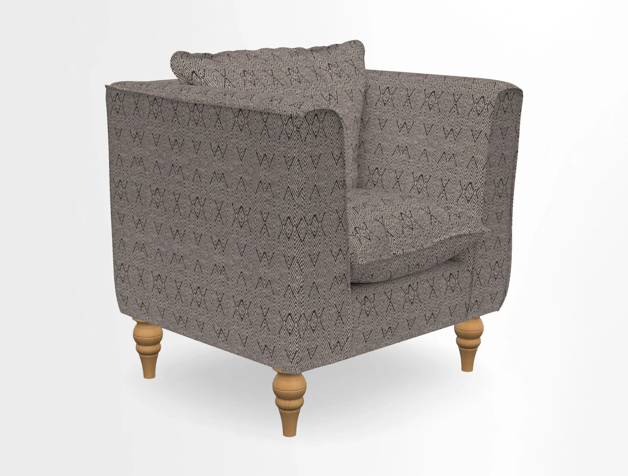 Aysgarth Chair in Two Tone Plain Biscuit