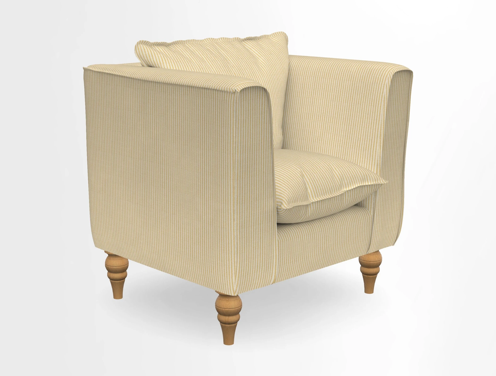 Aysgarth Chair in Two Tone Plain Biscuit