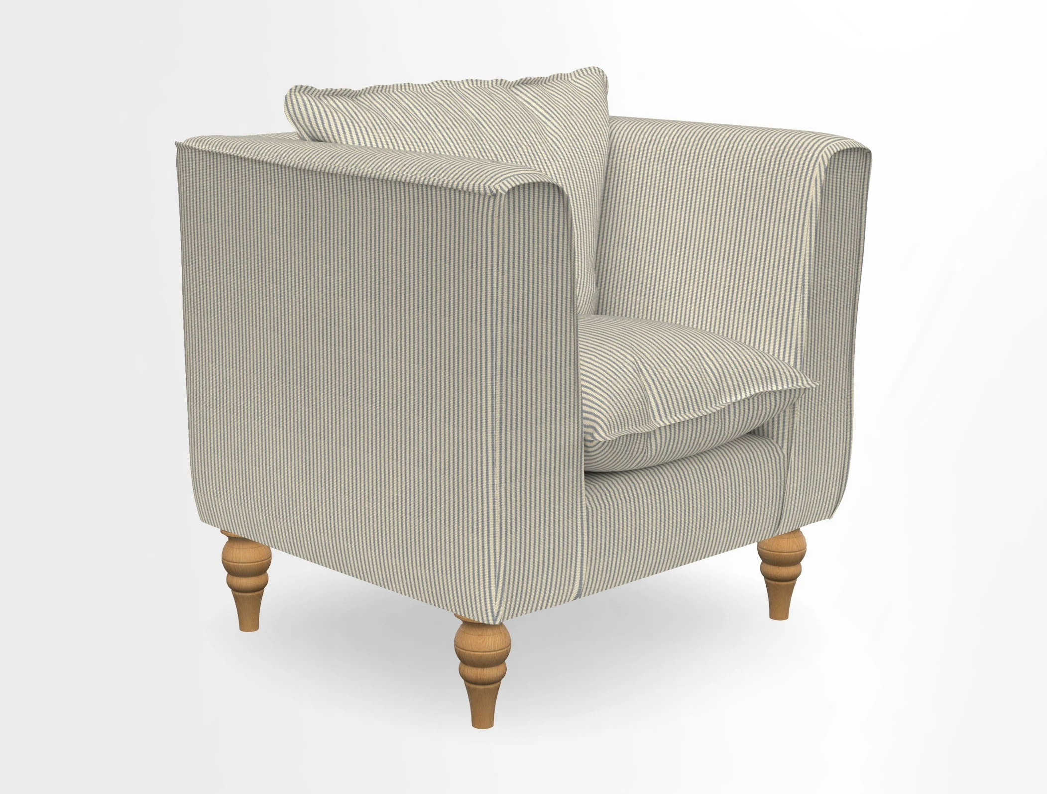 Aysgarth Chair in Two Tone Plain Biscuit