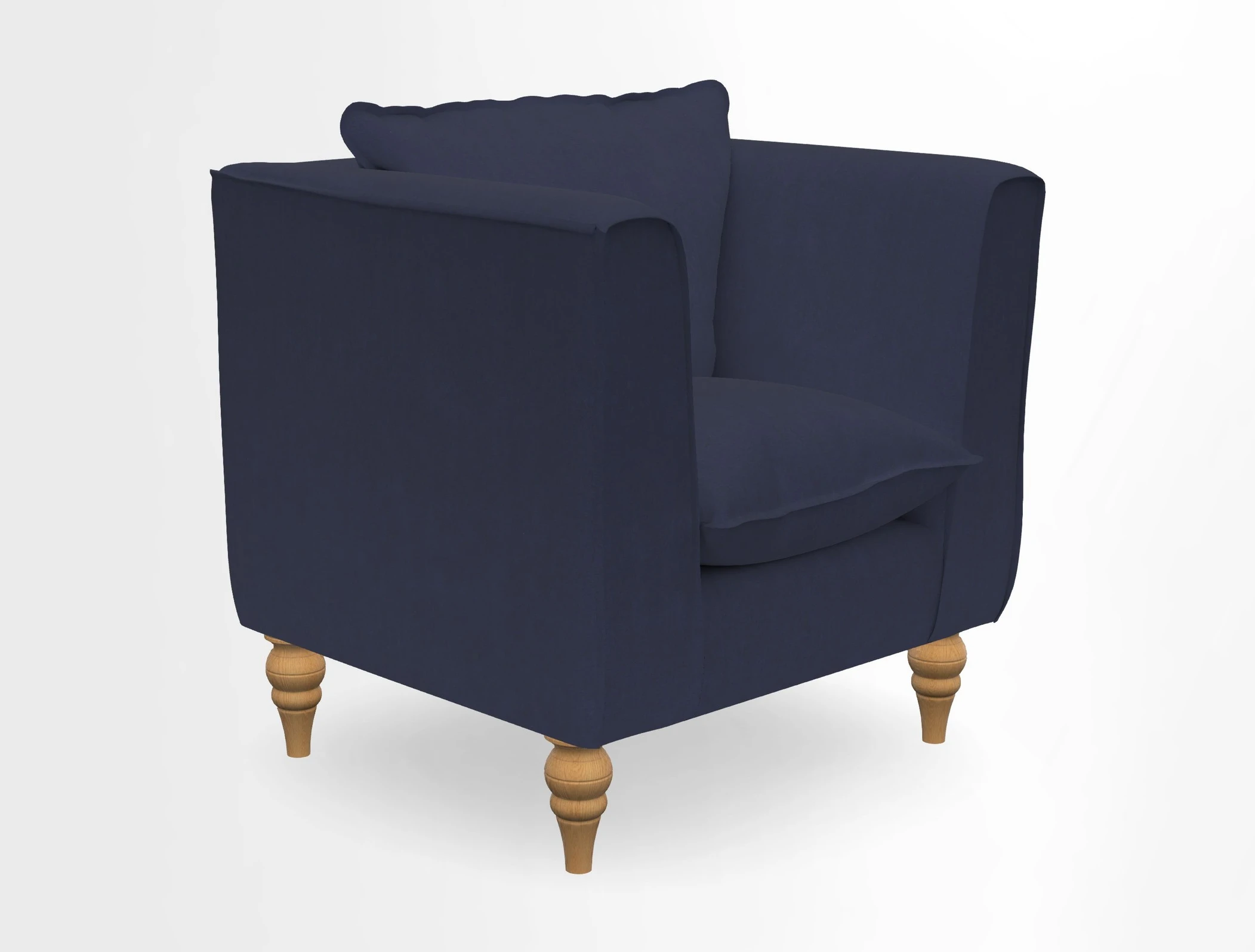 Aysgarth Chair in Two Tone Plain Biscuit