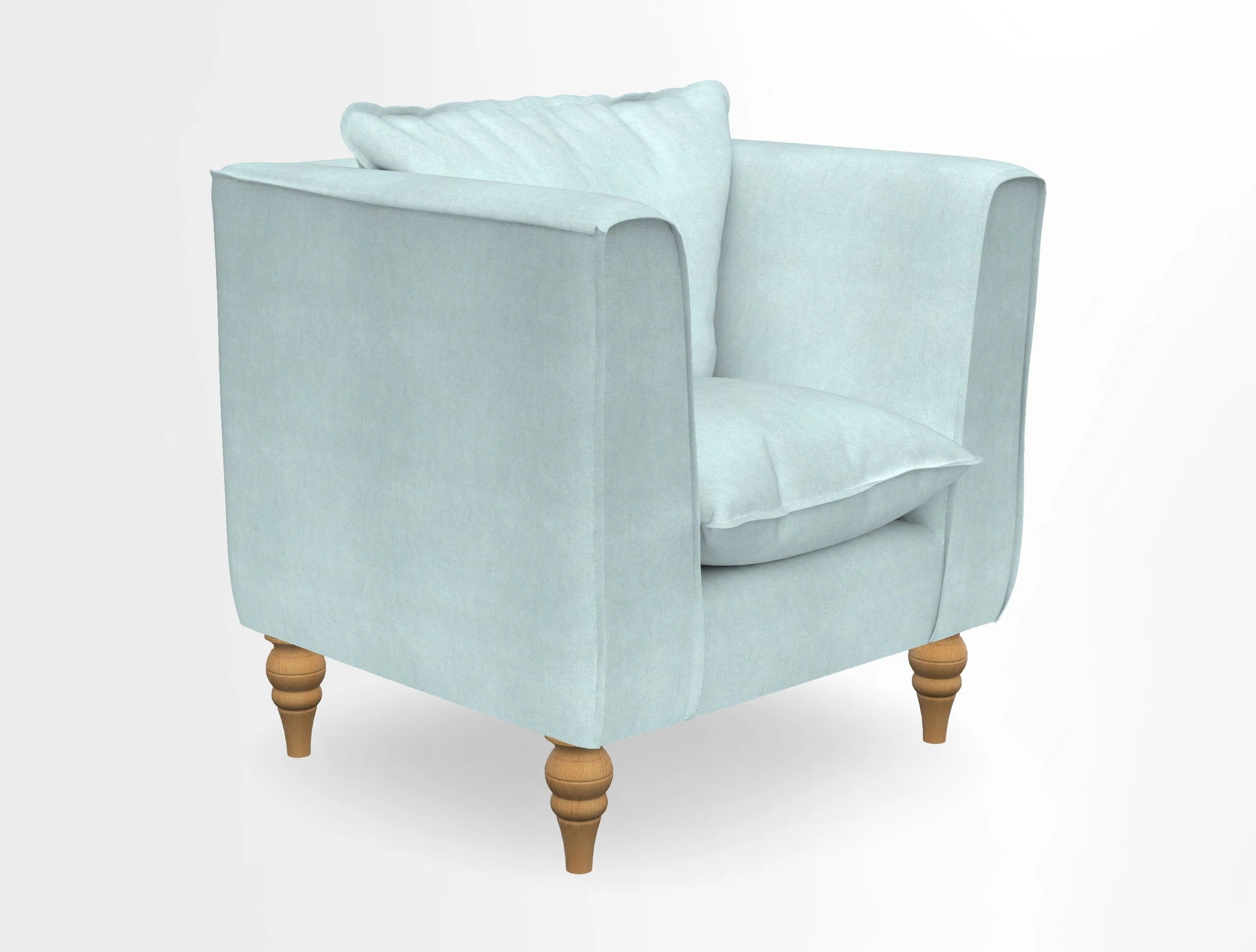 Aysgarth Chair in Two Tone Plain Biscuit
