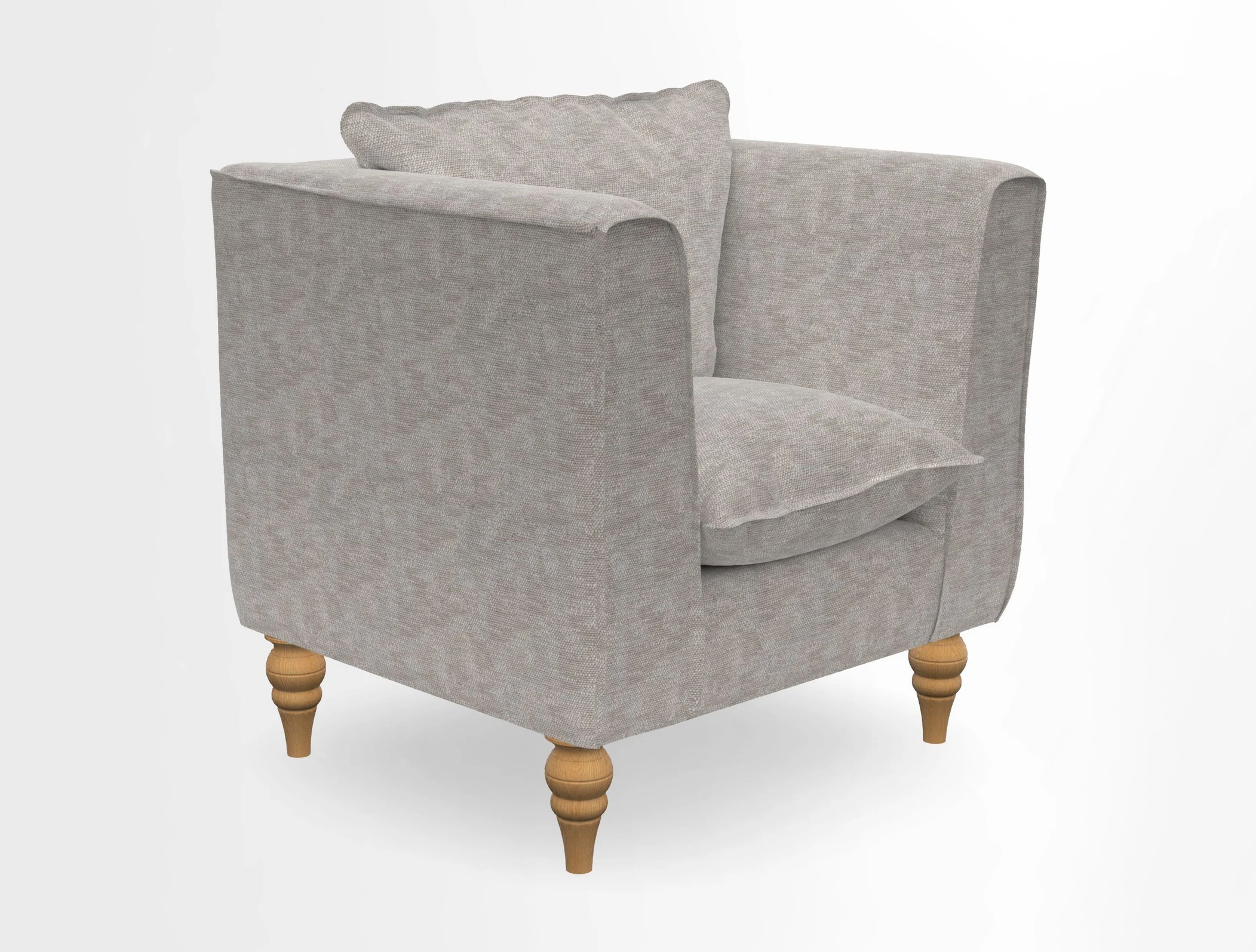 Aysgarth Chair in Two Tone Plain Biscuit