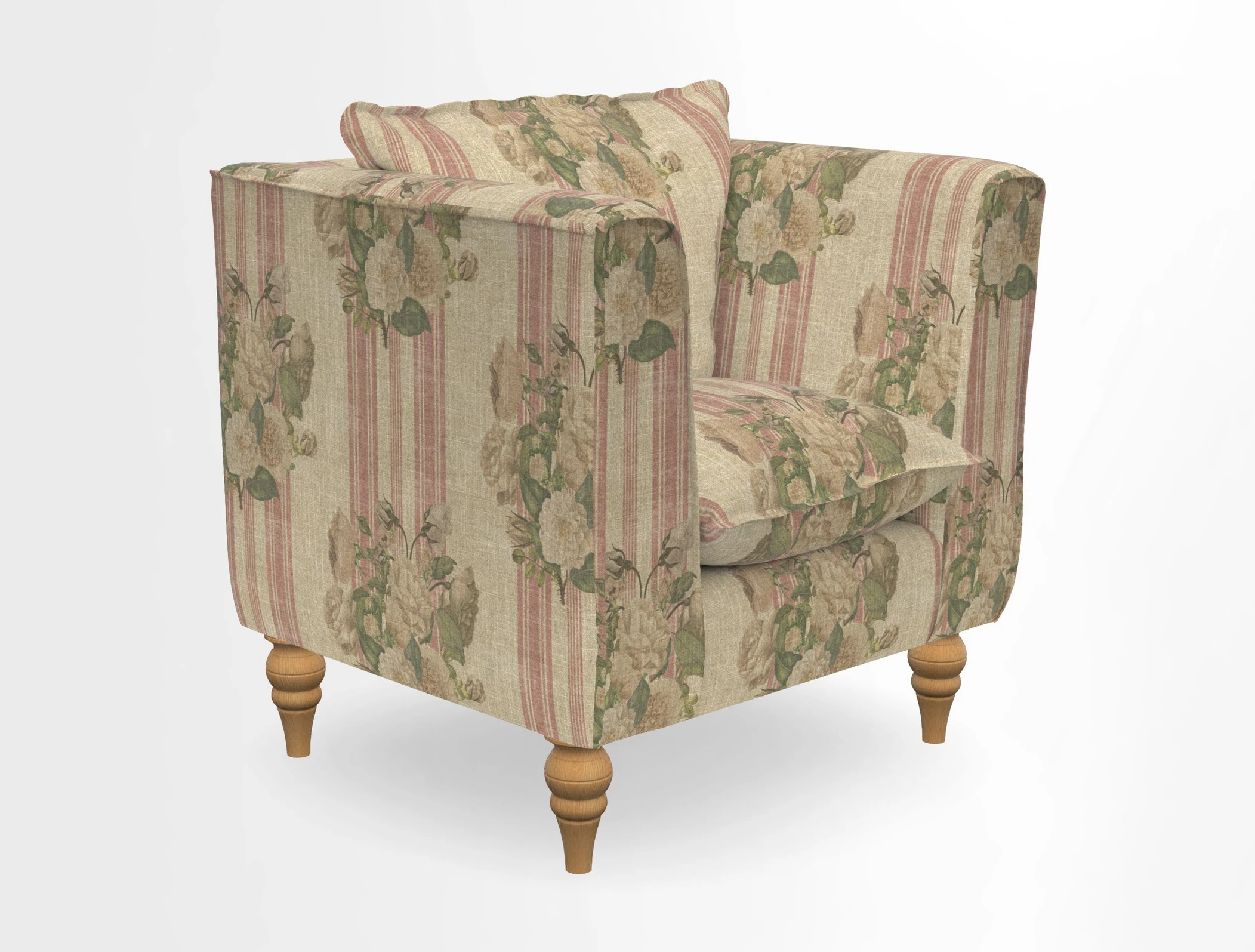 Aysgarth Chair in Two Tone Plain Biscuit
