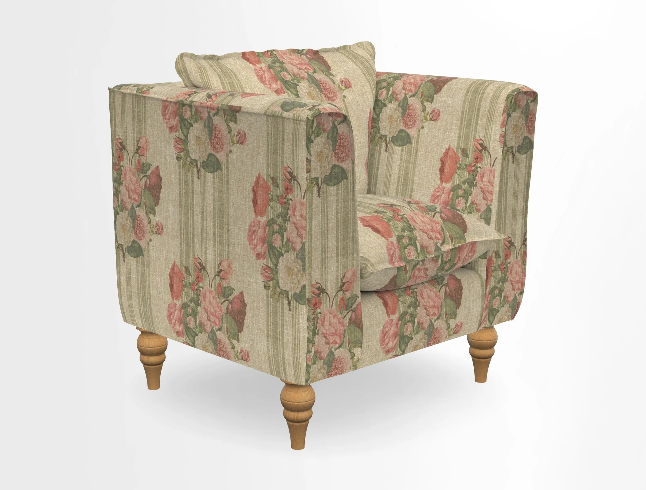 Aysgarth Chair in Two Tone Plain Biscuit