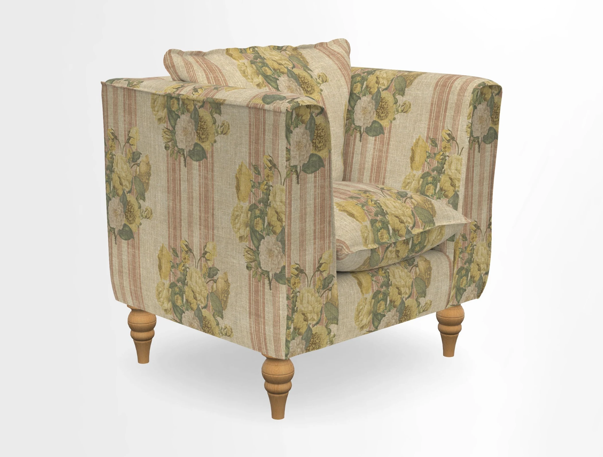 Aysgarth Chair in Two Tone Plain Biscuit