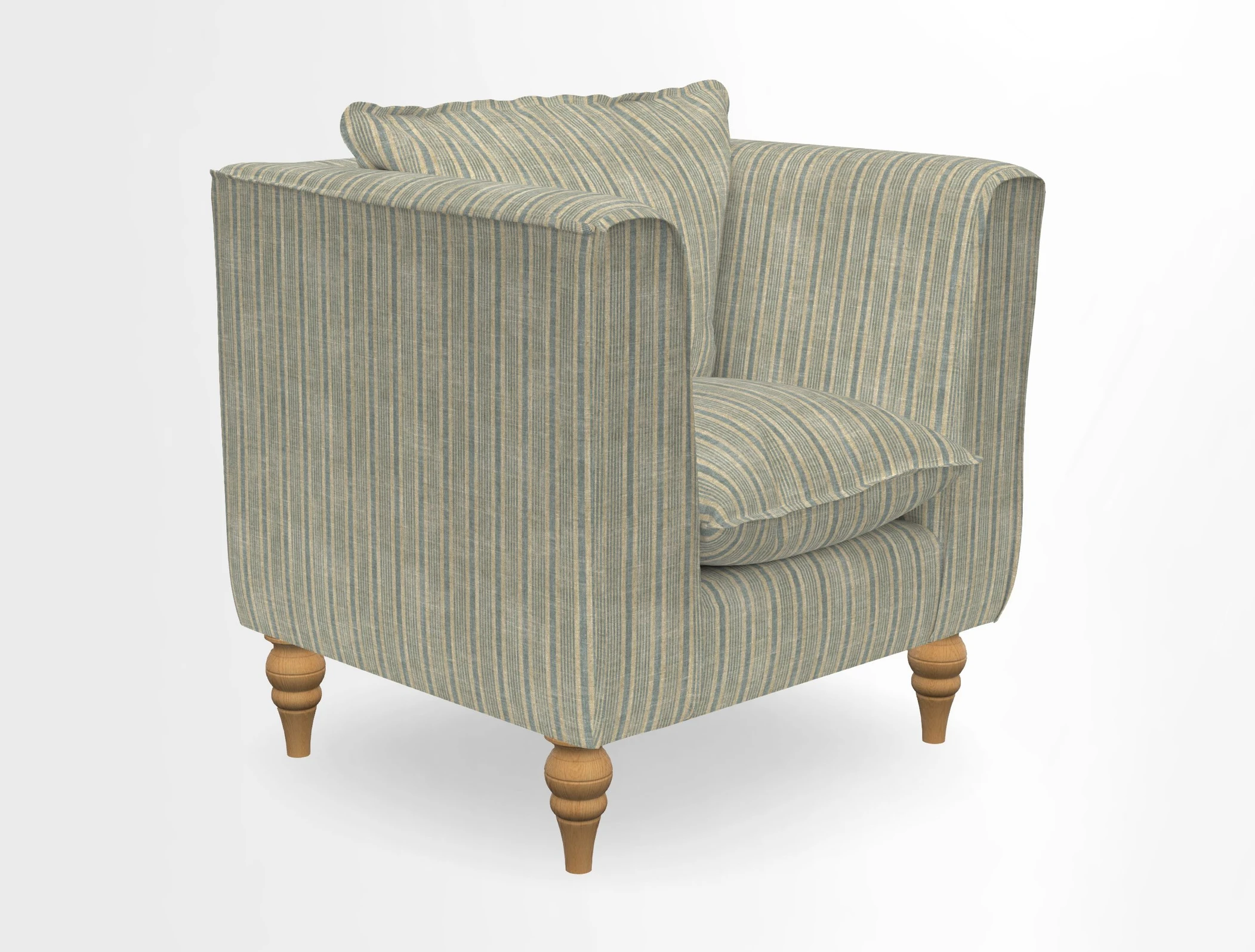 Aysgarth Chair in Two Tone Plain Biscuit