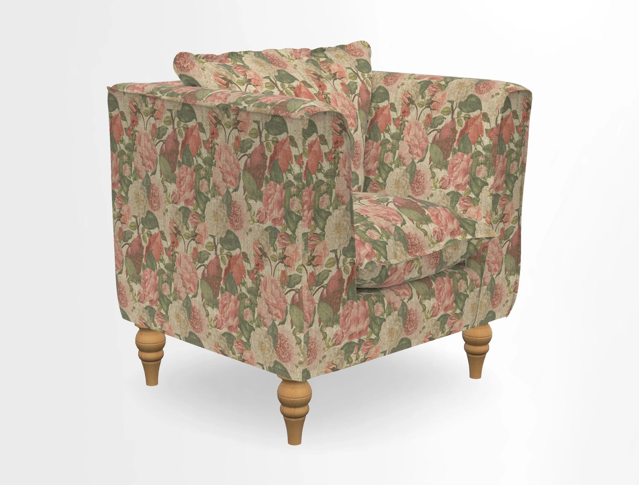 Aysgarth Chair in Two Tone Plain Biscuit