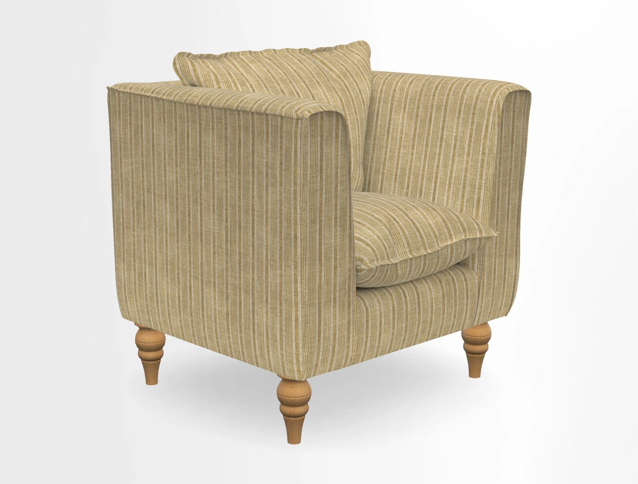 Aysgarth Chair in Two Tone Plain Biscuit