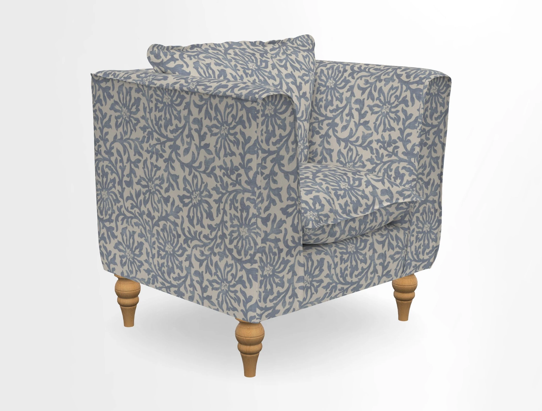 Aysgarth Chair in Two Tone Plain Biscuit