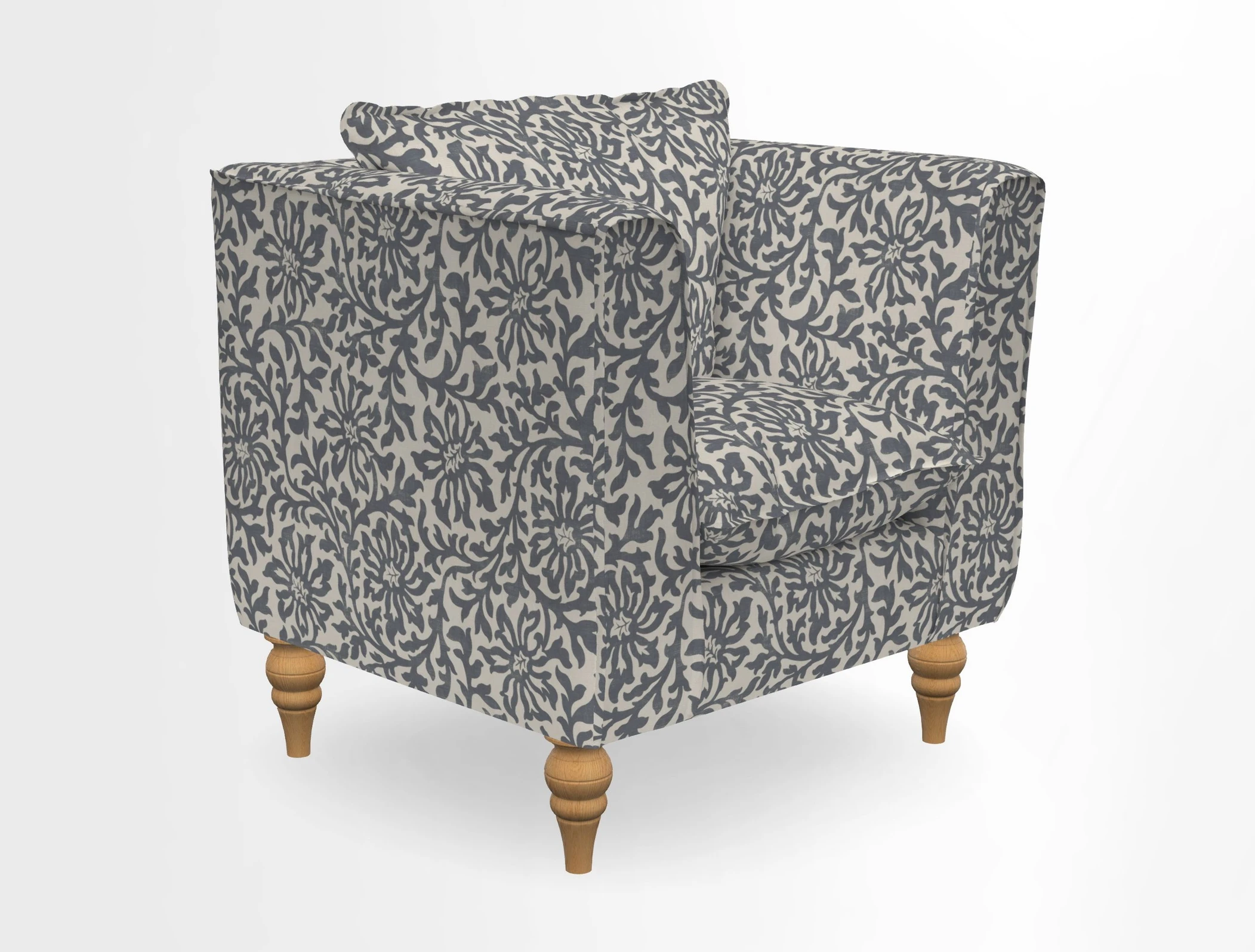 Aysgarth Chair in Two Tone Plain Biscuit