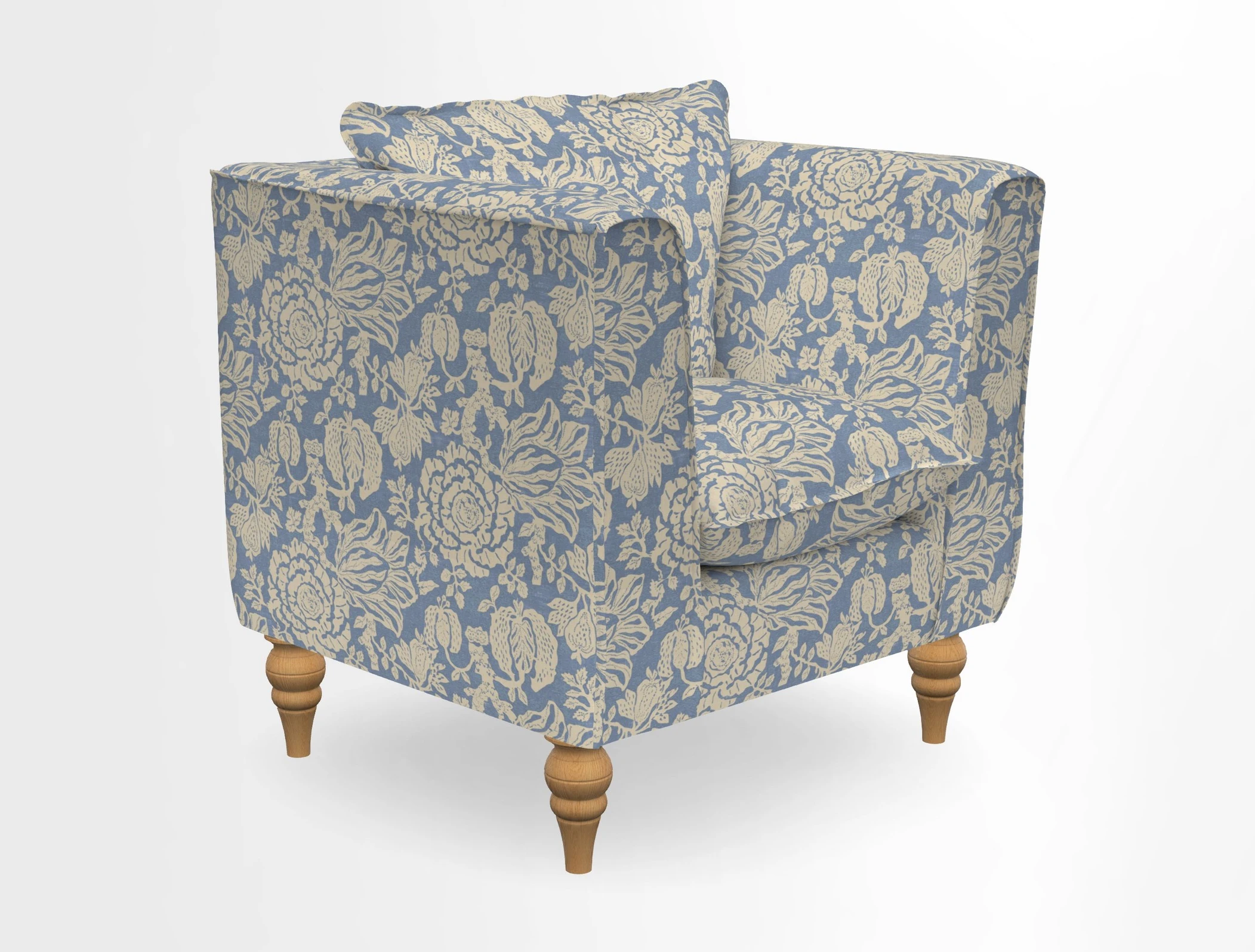 Aysgarth Chair in Two Tone Plain Biscuit