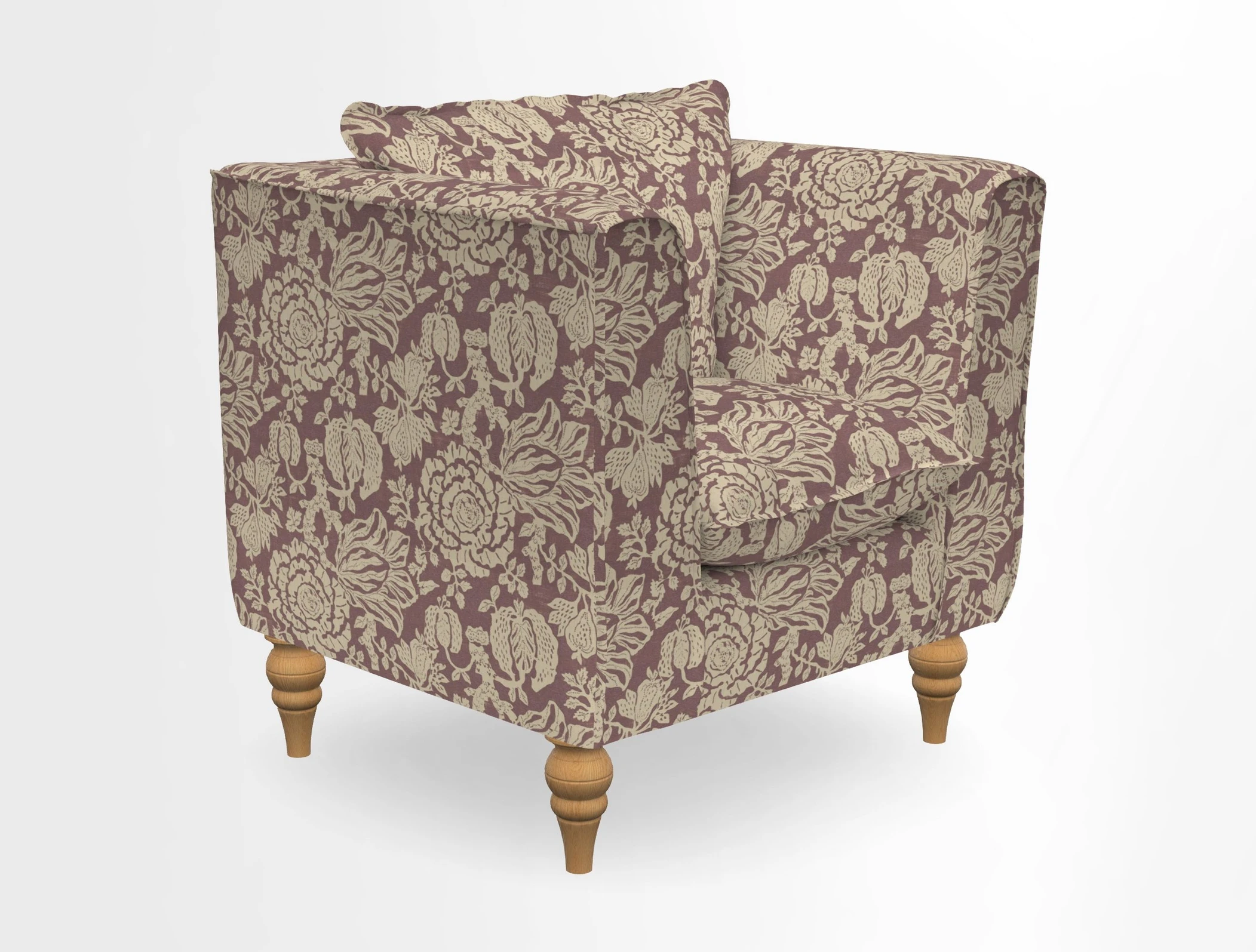 Aysgarth Chair in Two Tone Plain Biscuit