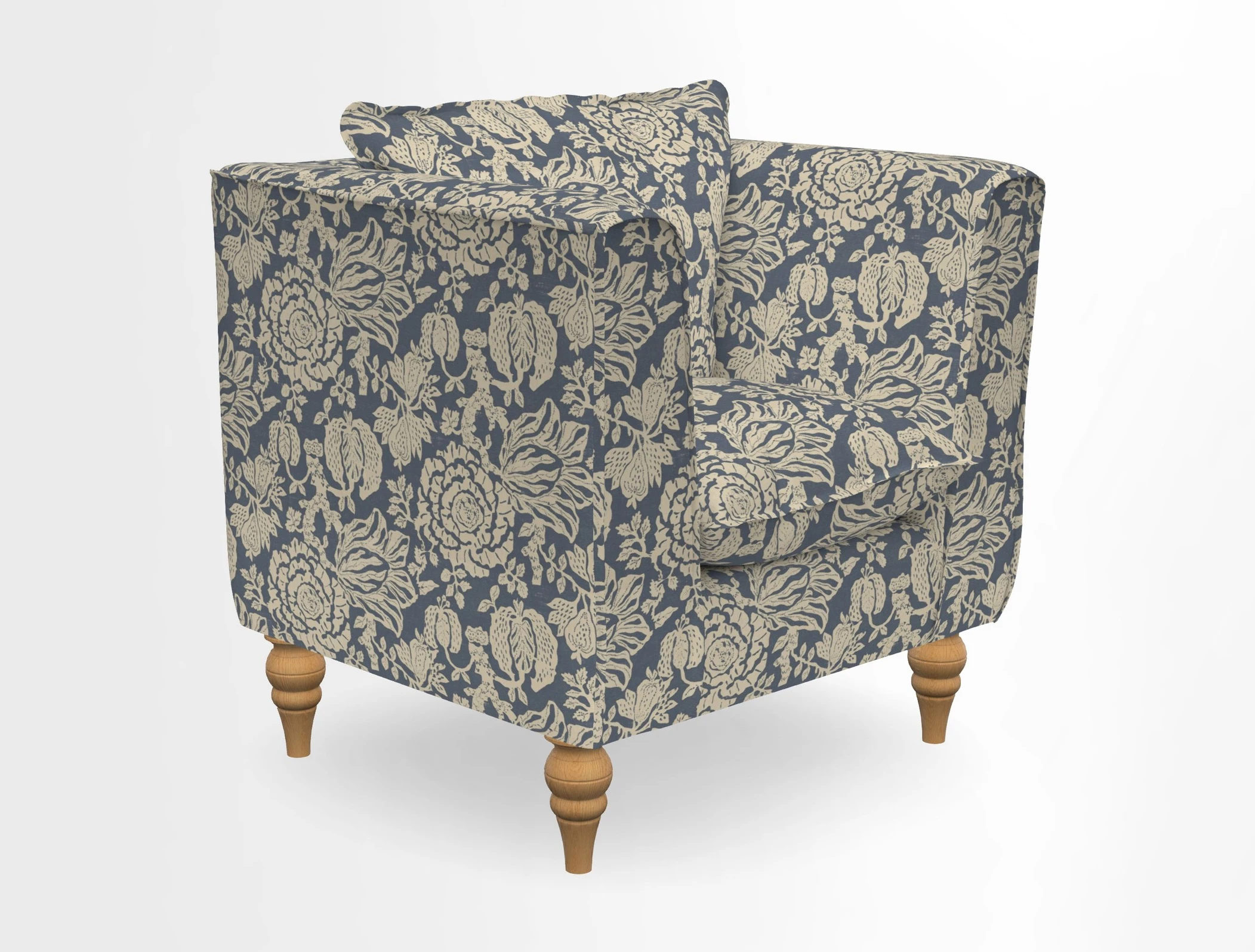 Aysgarth Chair in Two Tone Plain Biscuit