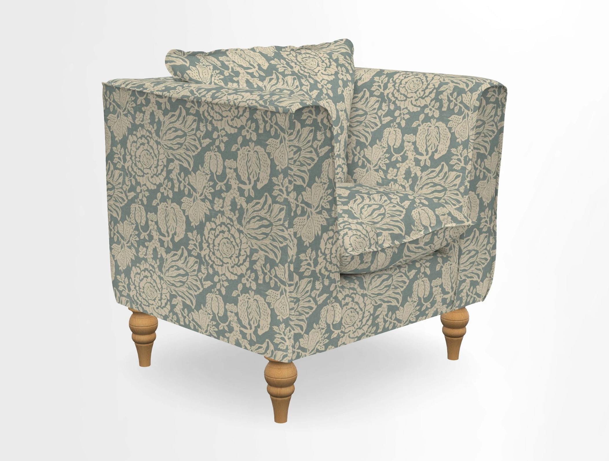 Aysgarth Chair in Two Tone Plain Biscuit