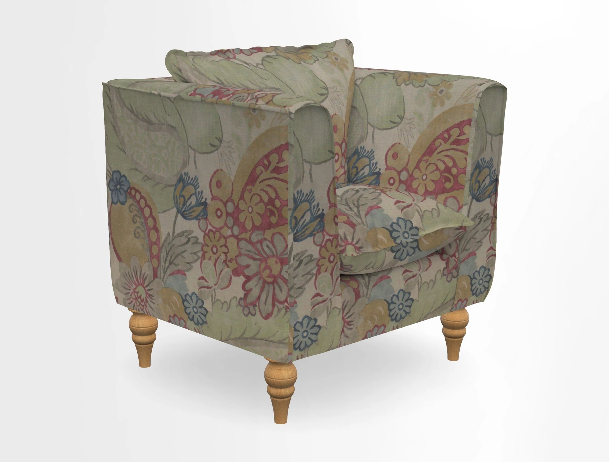 Aysgarth Chair in Two Tone Plain Biscuit