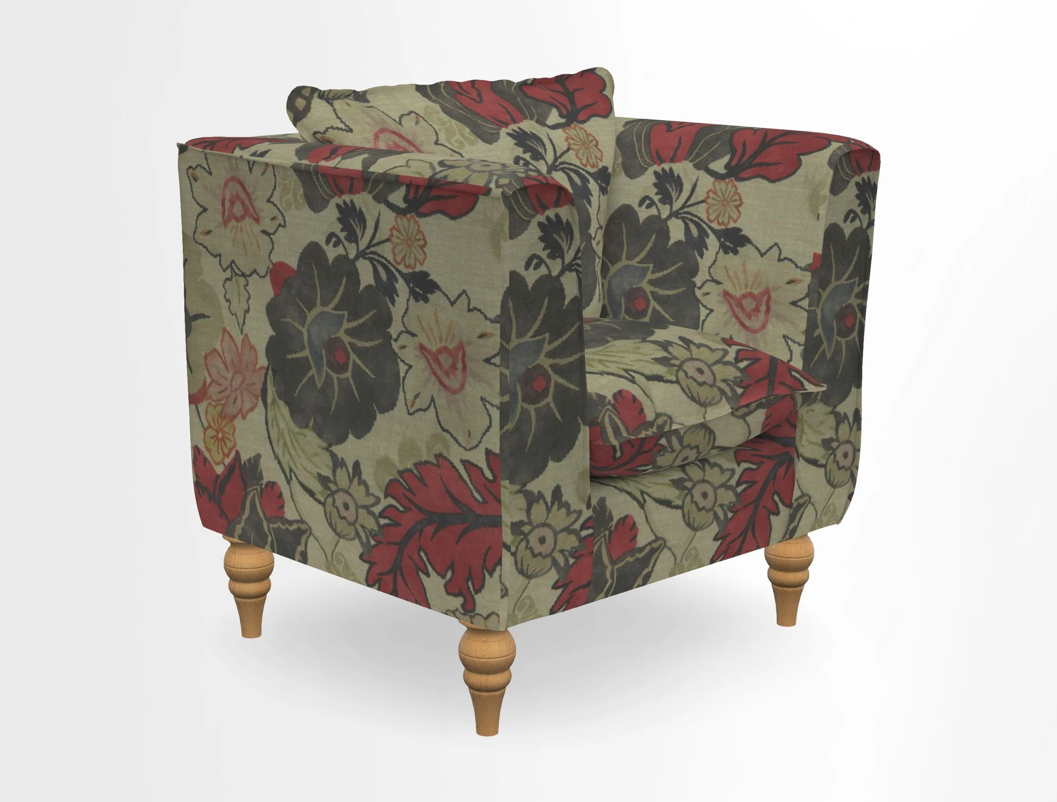 Aysgarth Chair in Two Tone Plain Biscuit