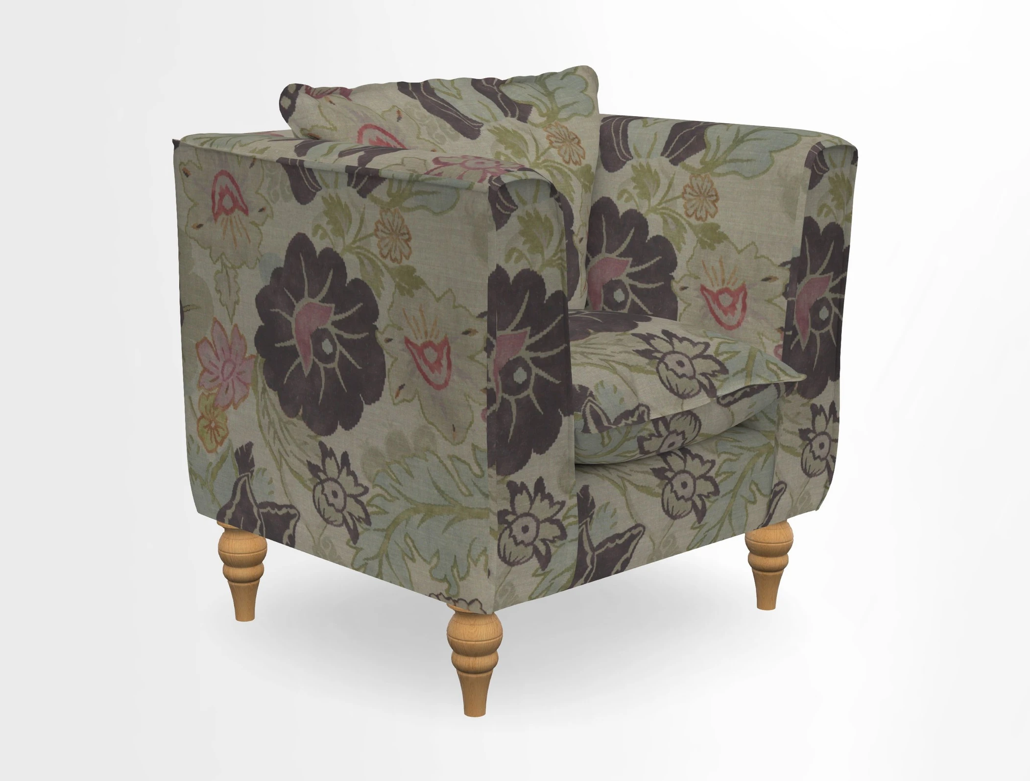 Aysgarth Chair in Two Tone Plain Biscuit