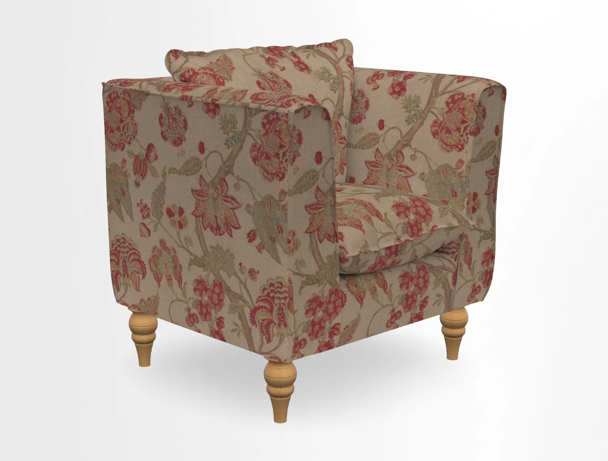 Aysgarth Chair in Two Tone Plain Biscuit