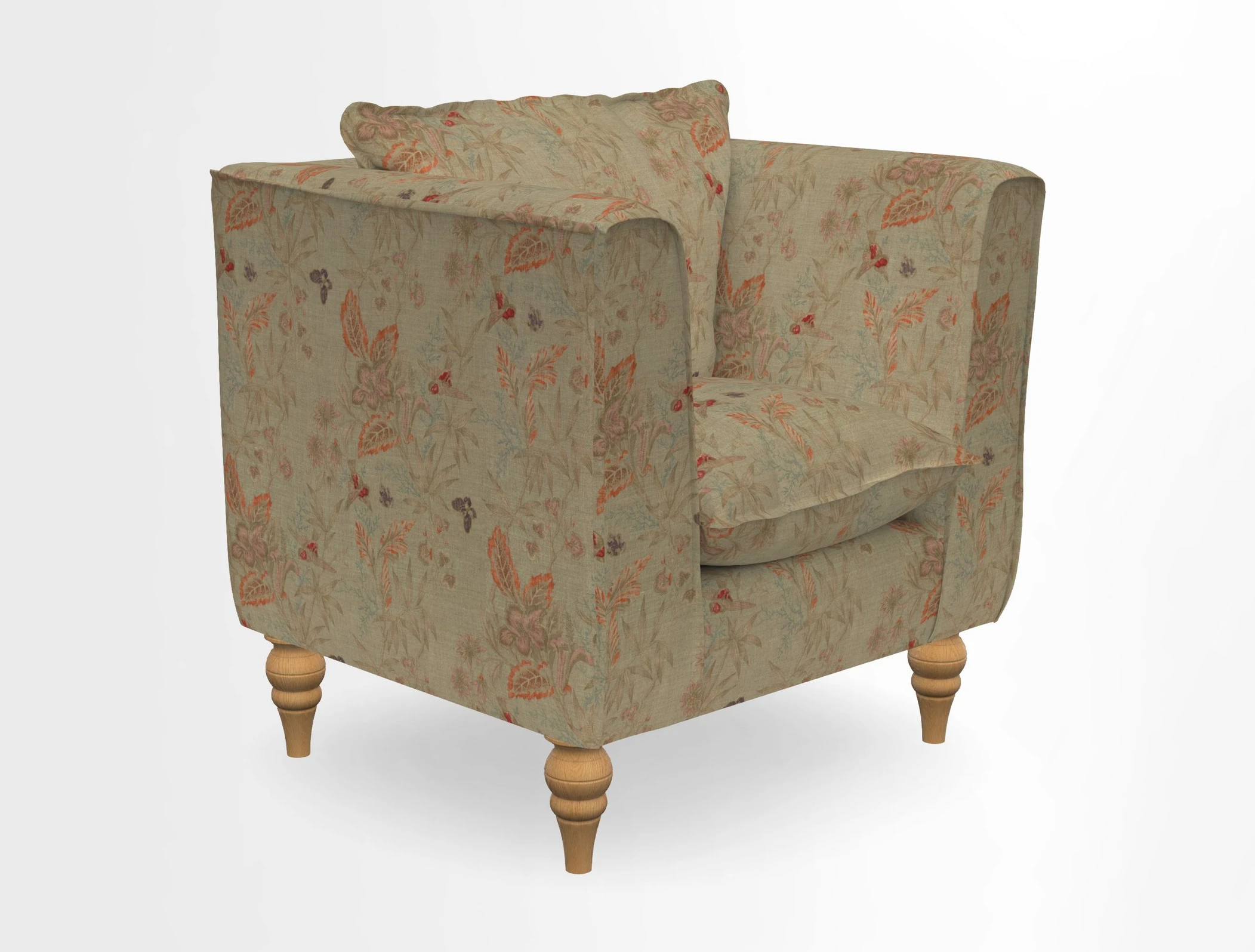 Aysgarth Chair in Two Tone Plain Biscuit