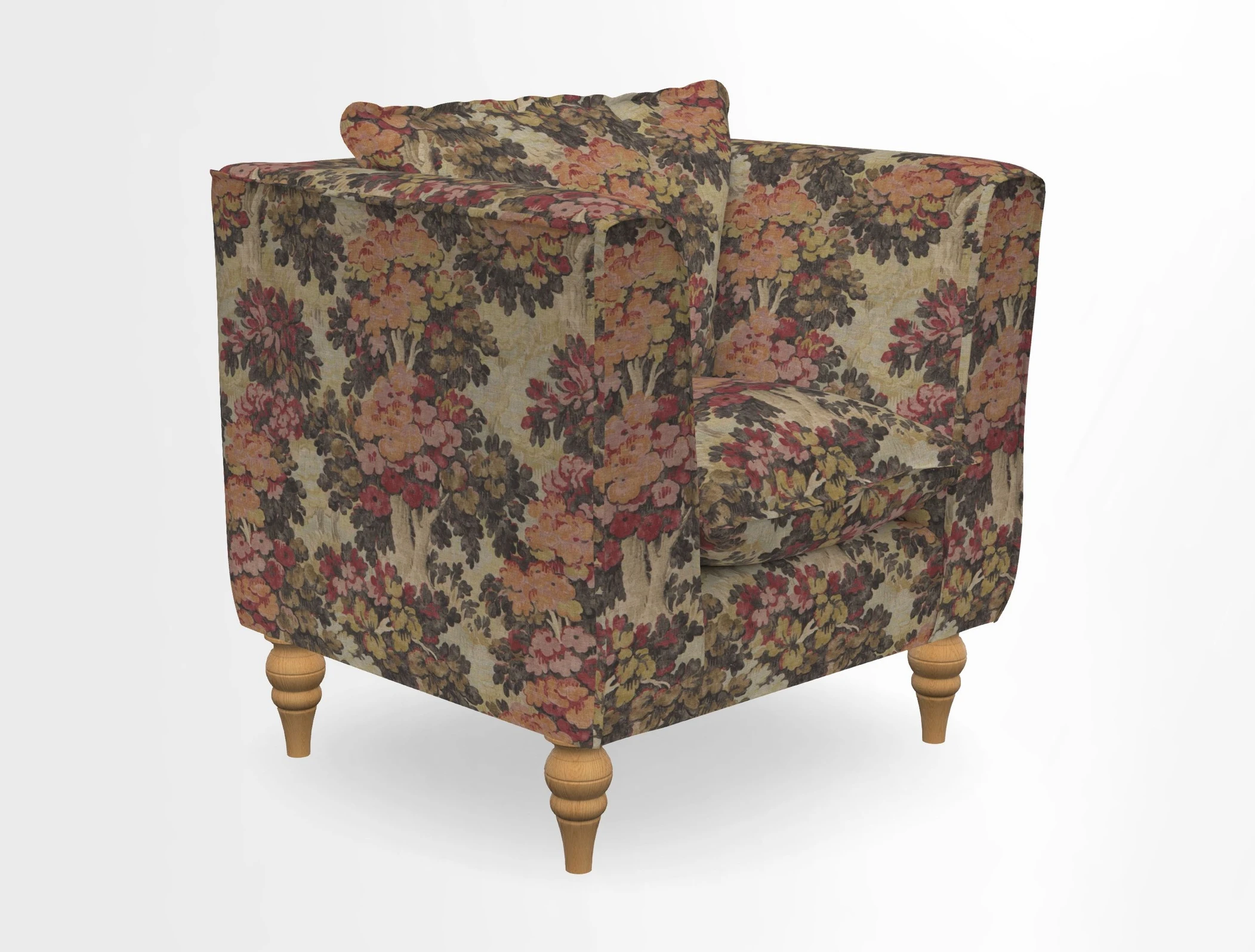 Aysgarth Chair in Two Tone Plain Biscuit