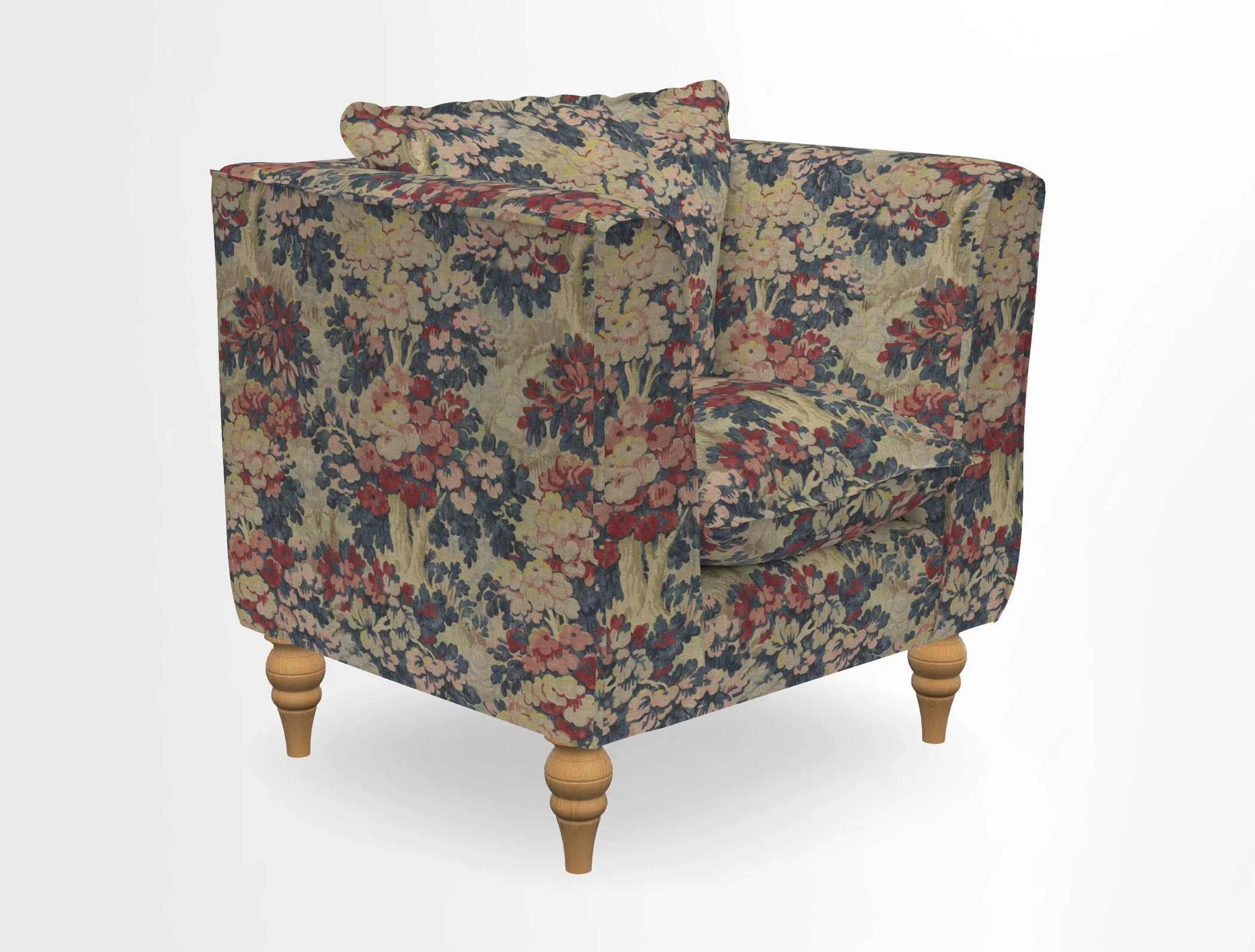 Aysgarth Chair in Two Tone Plain Biscuit