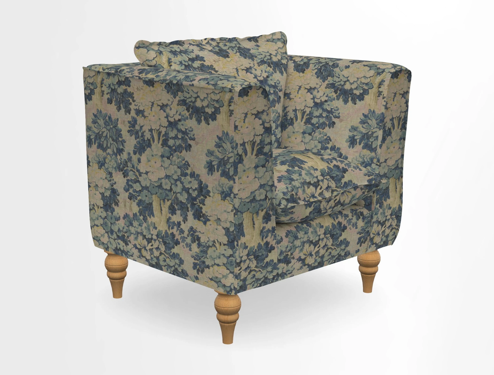 Aysgarth Chair in Two Tone Plain Biscuit