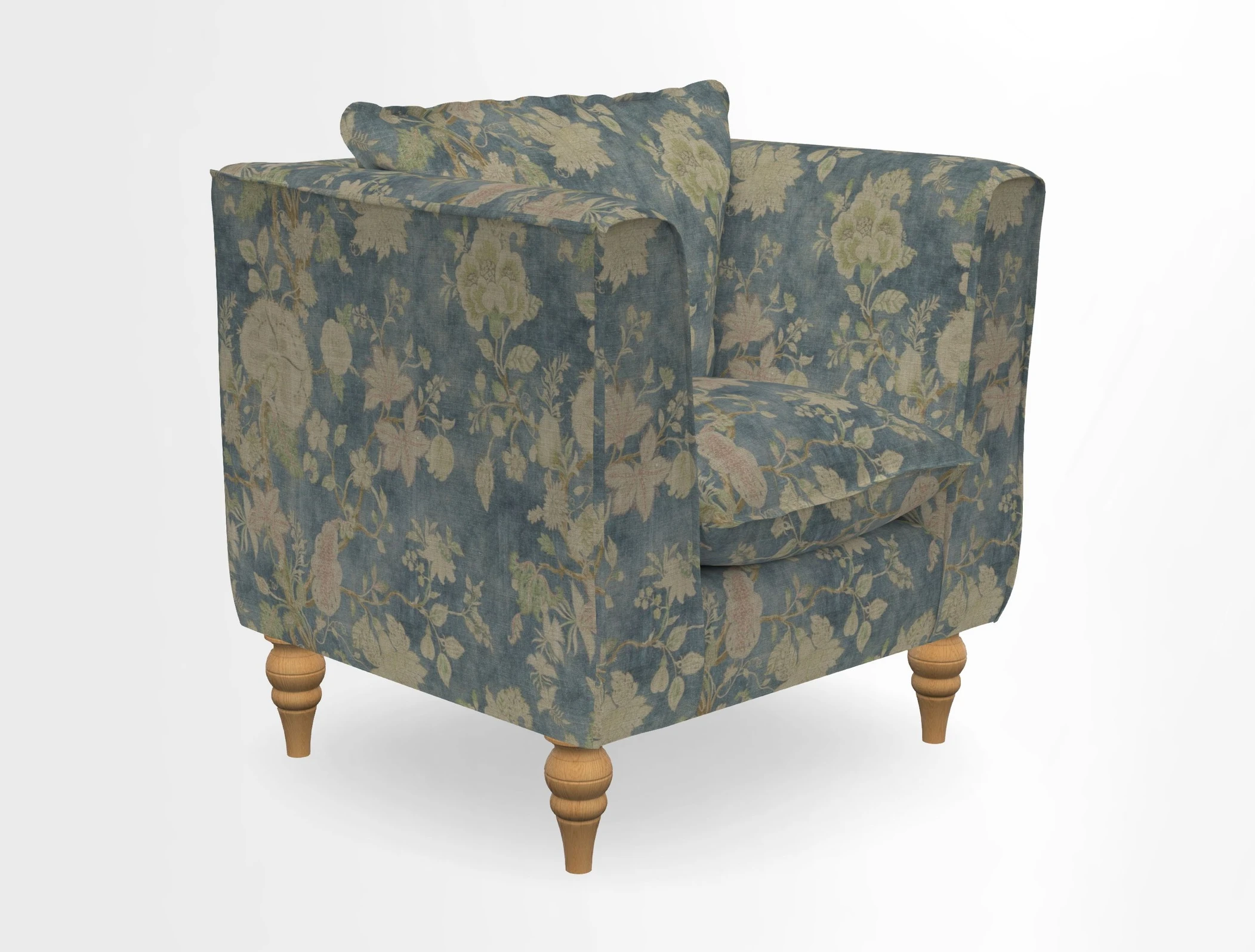 Aysgarth Chair in Two Tone Plain Biscuit