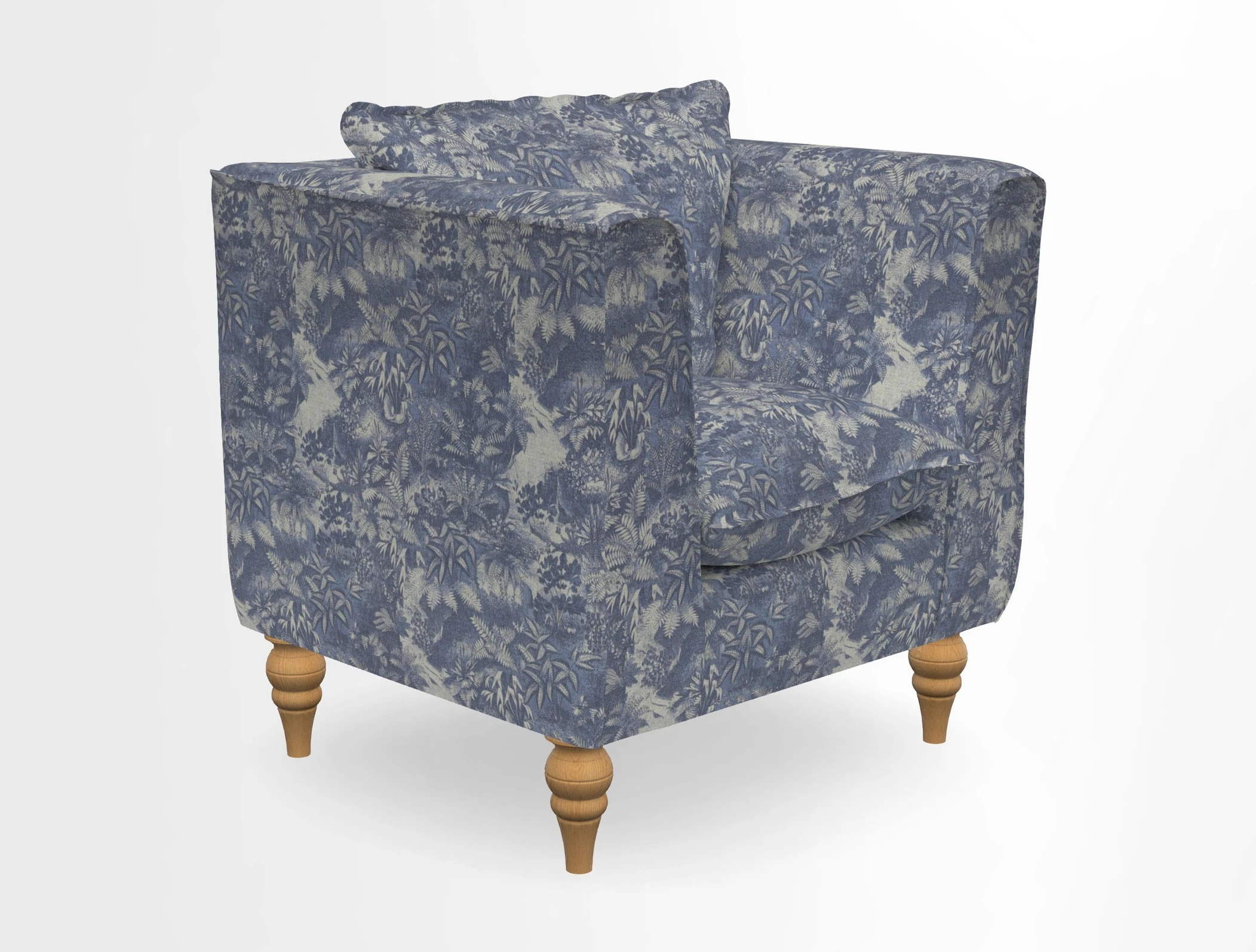 Aysgarth Chair in Two Tone Plain Biscuit