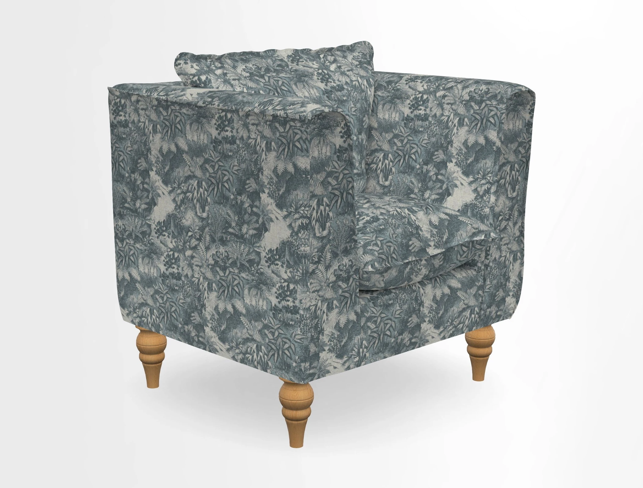 Aysgarth Chair in Two Tone Plain Biscuit