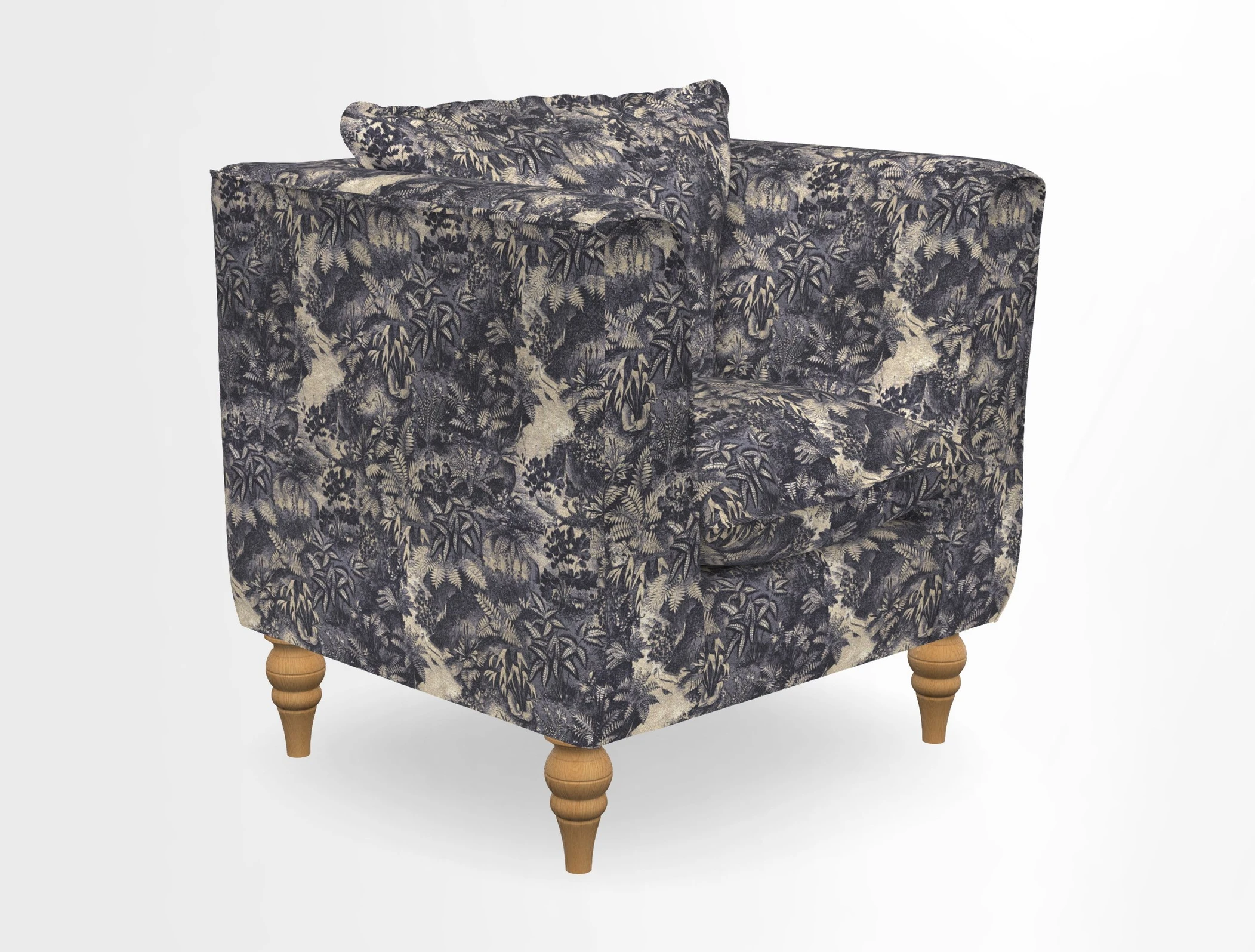 Aysgarth Chair in Two Tone Plain Biscuit