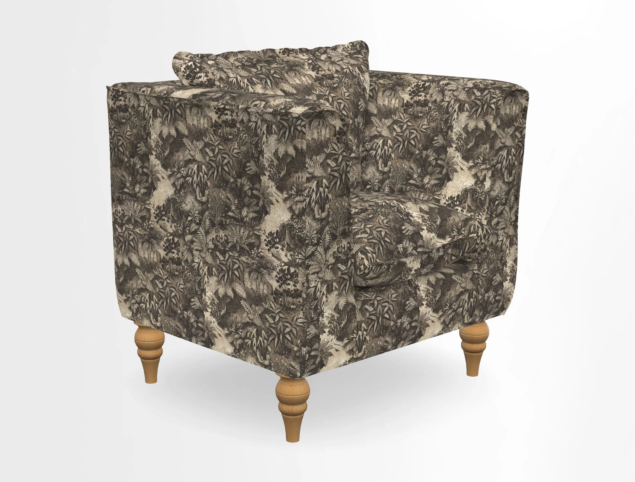 Aysgarth Chair in Two Tone Plain Biscuit