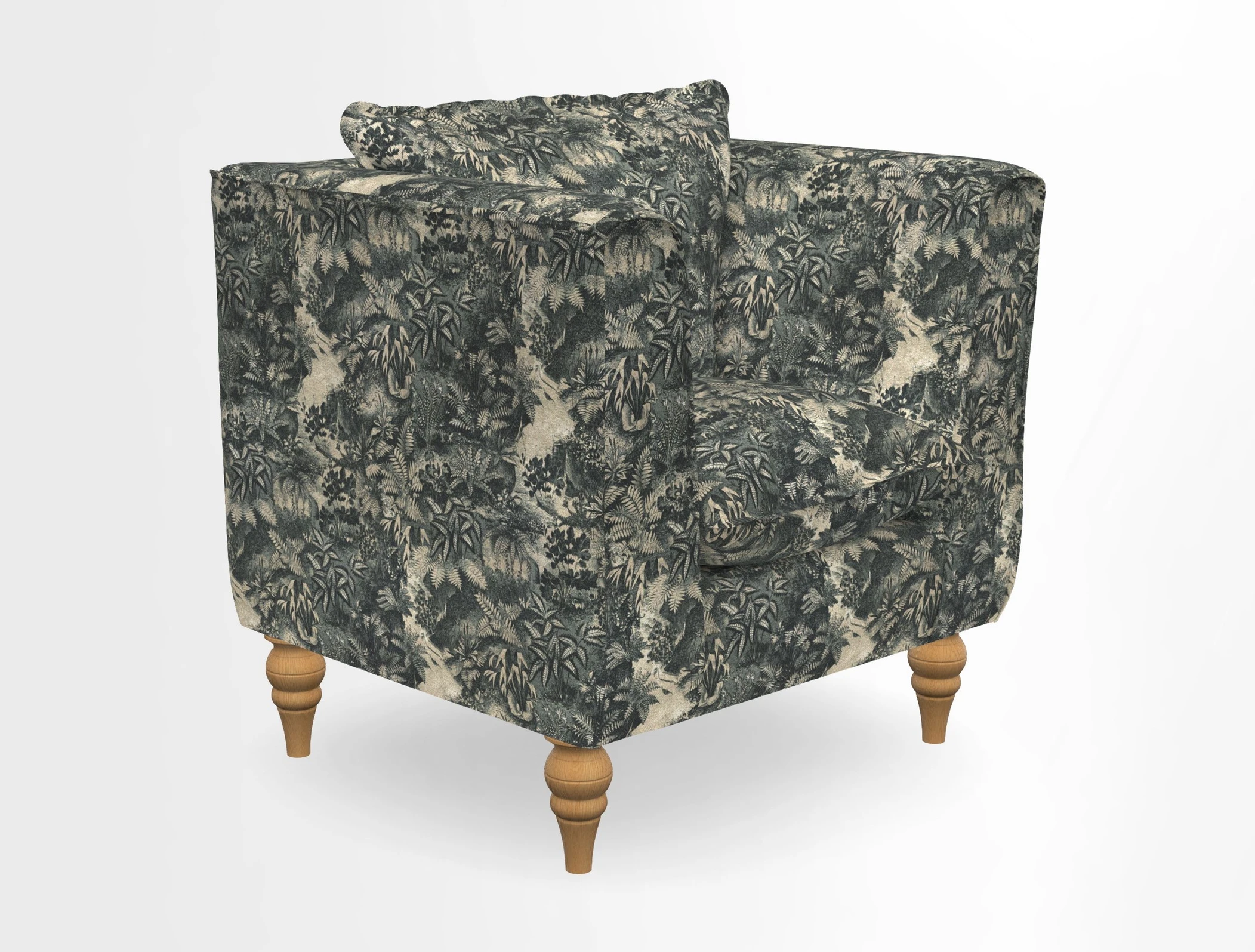 Aysgarth Chair in Two Tone Plain Biscuit