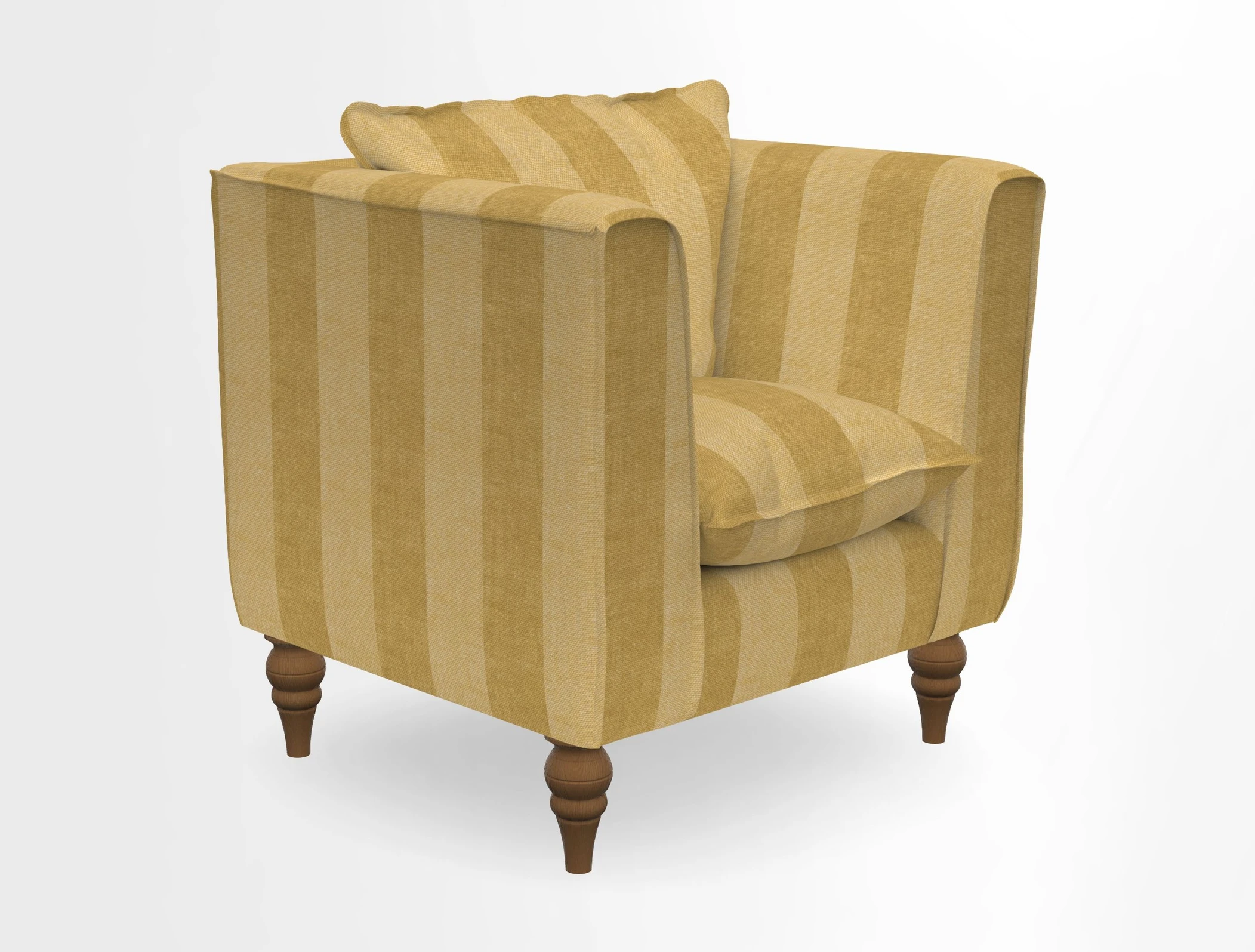 Aysgarth Chair in Two Tone Plain Biscuit