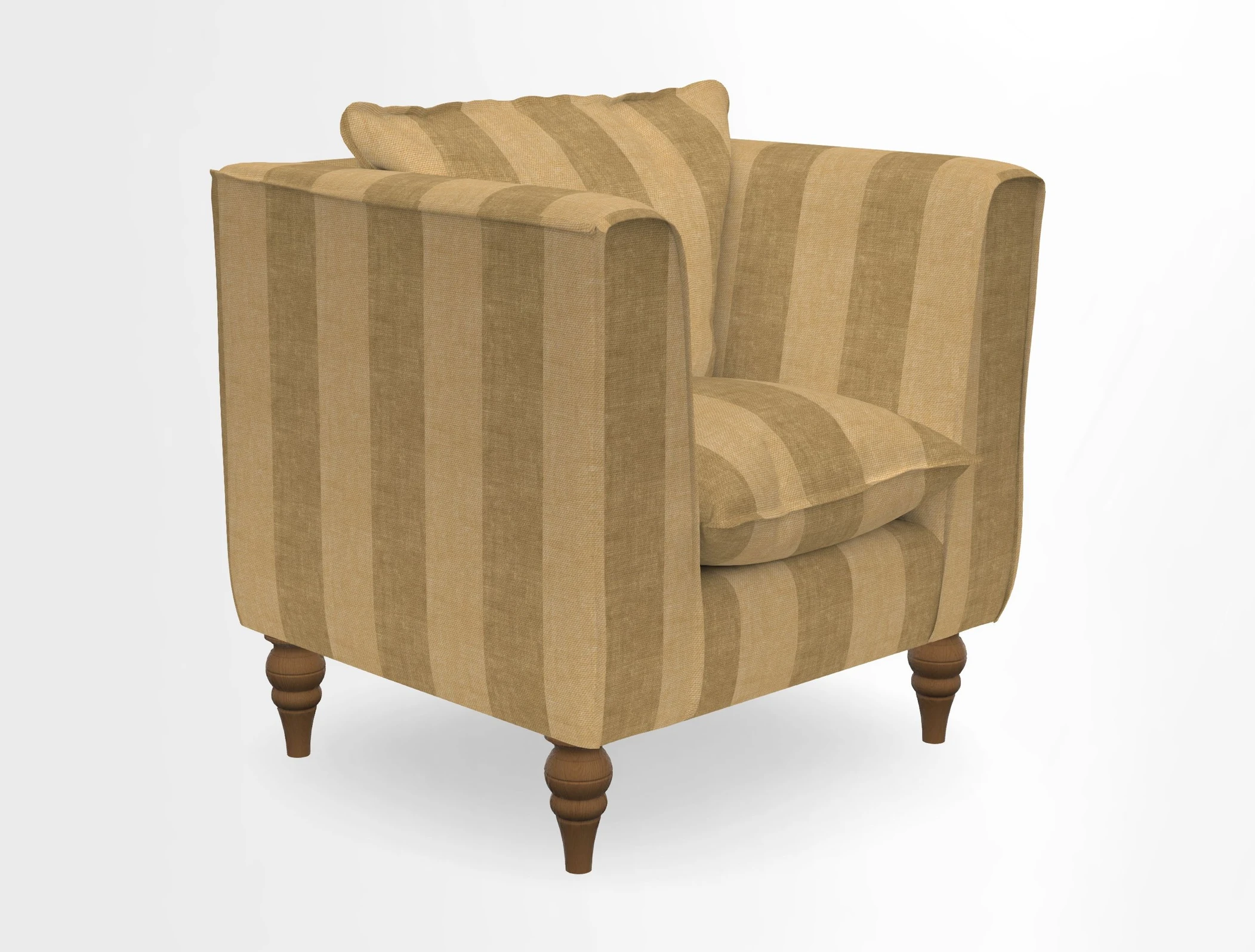 Aysgarth Chair in Two Tone Plain Biscuit
