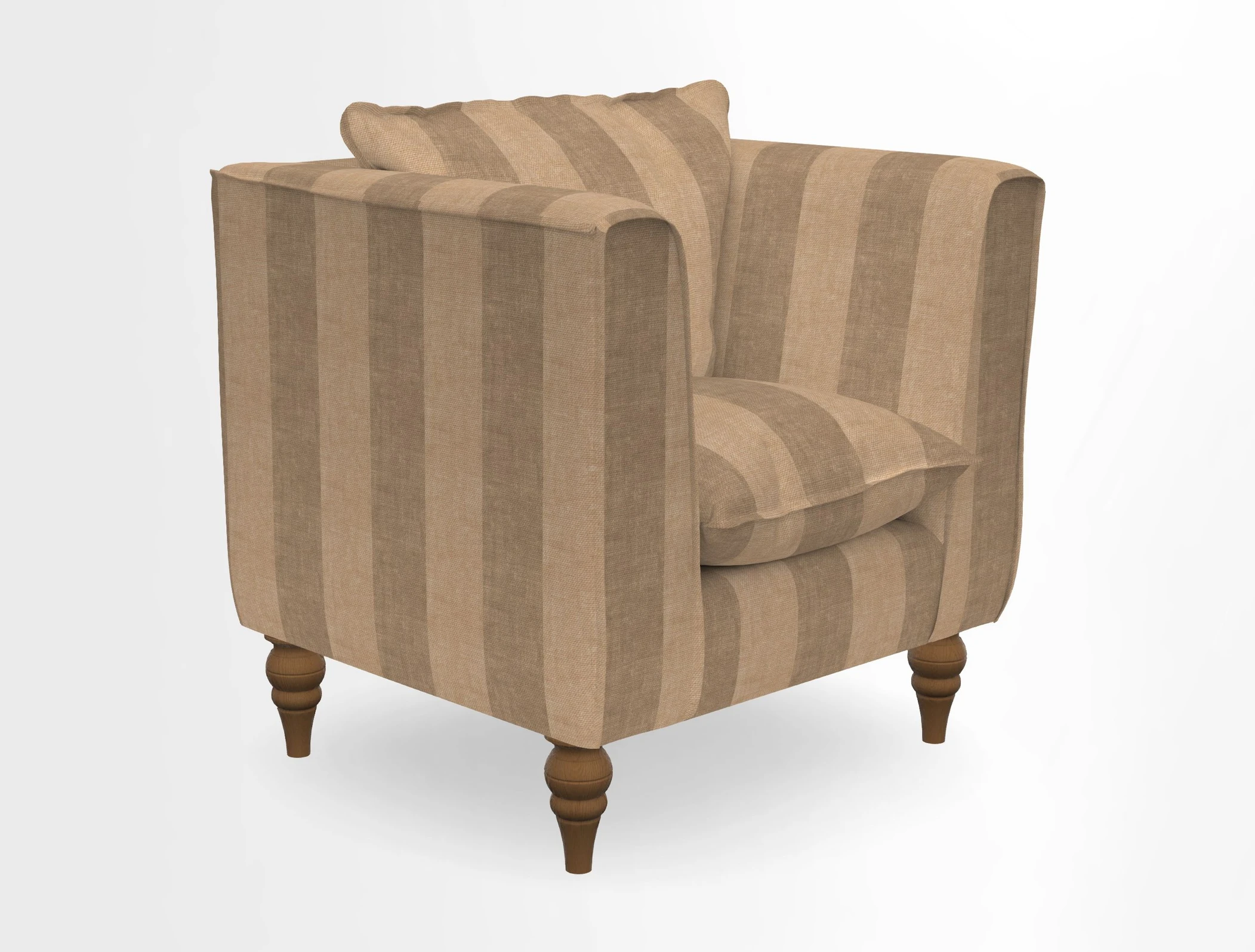 Aysgarth Chair in Two Tone Plain Biscuit
