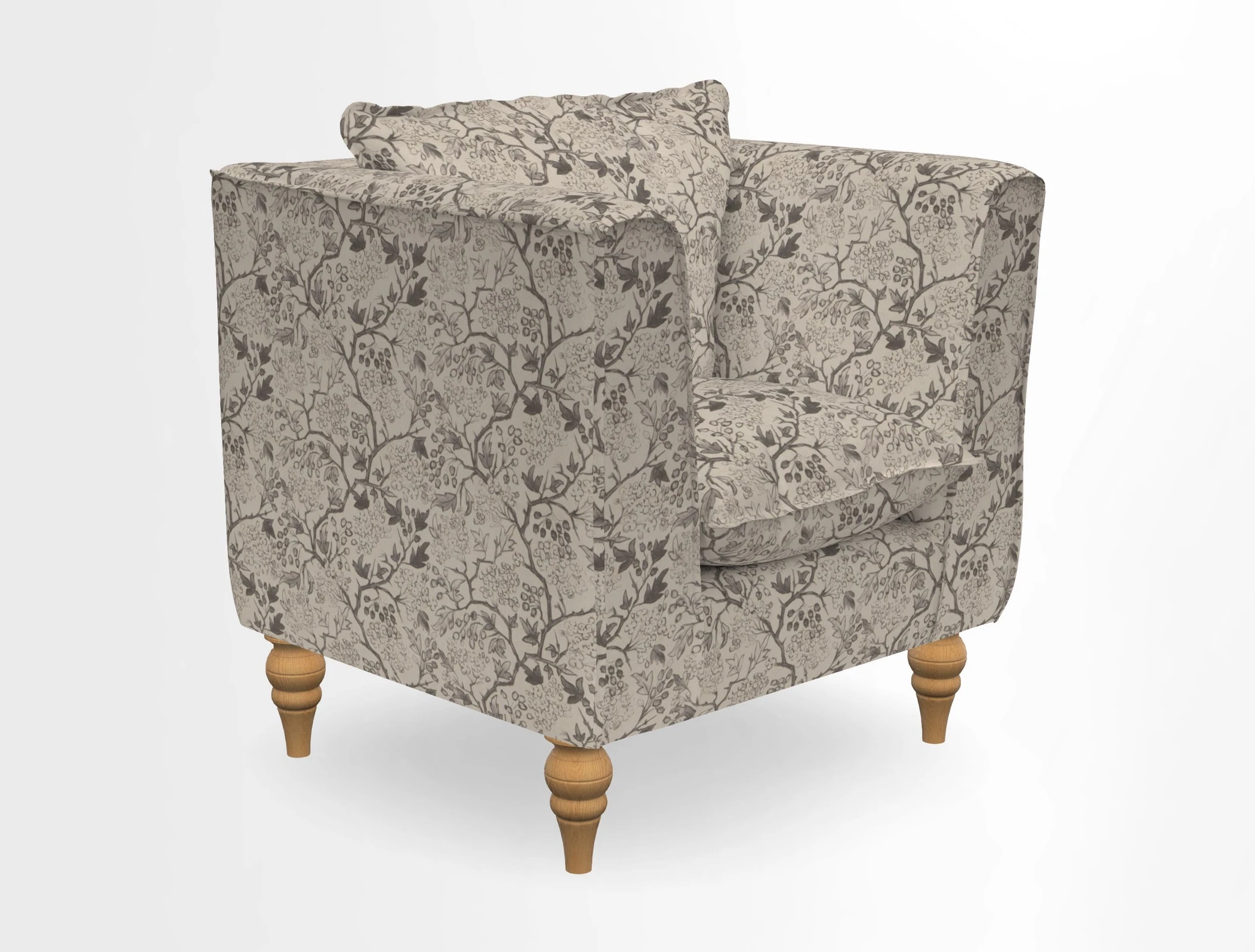 Aysgarth Chair in Two Tone Plain Biscuit