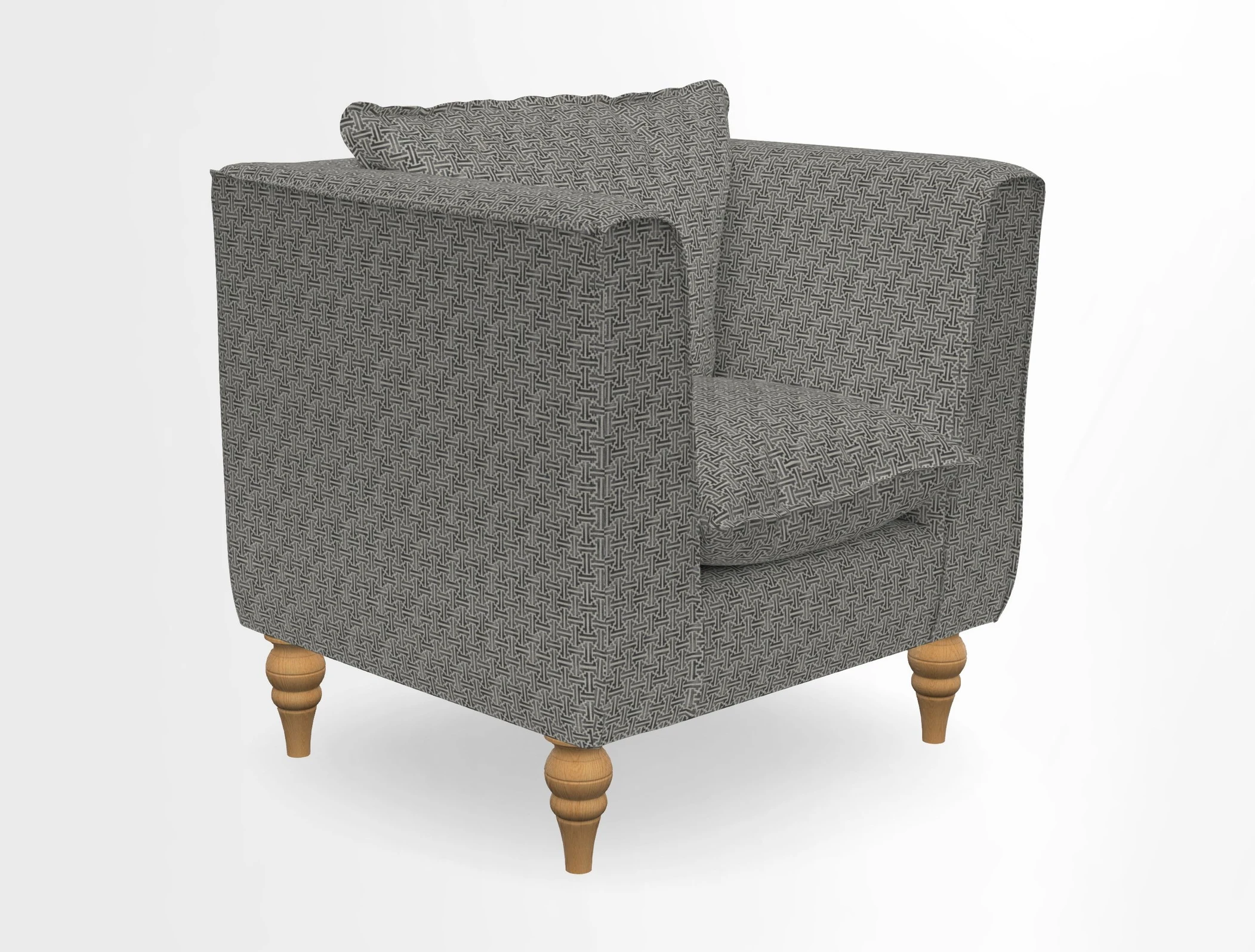 Aysgarth Chair in Two Tone Plain Biscuit