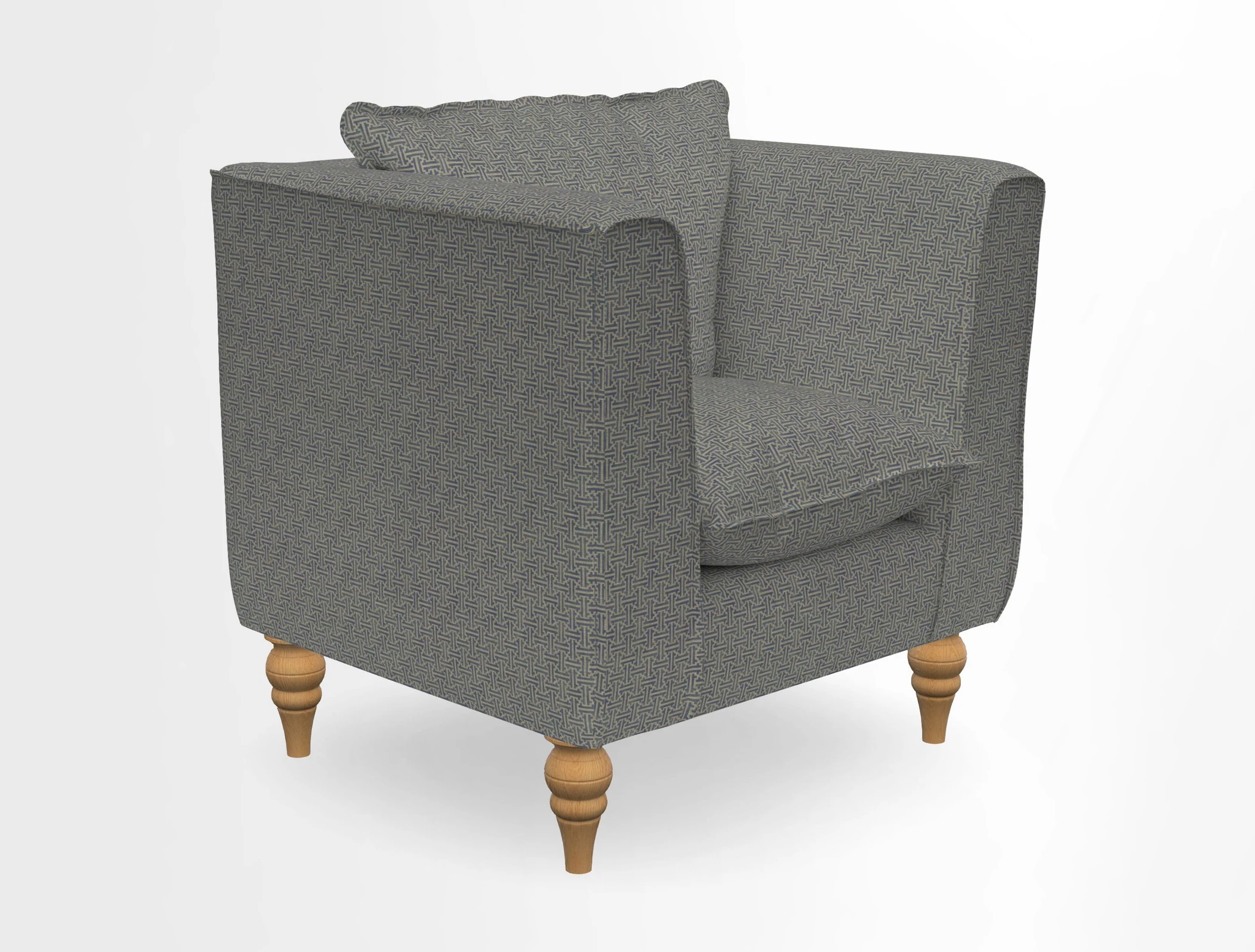 Aysgarth Chair in Two Tone Plain Biscuit