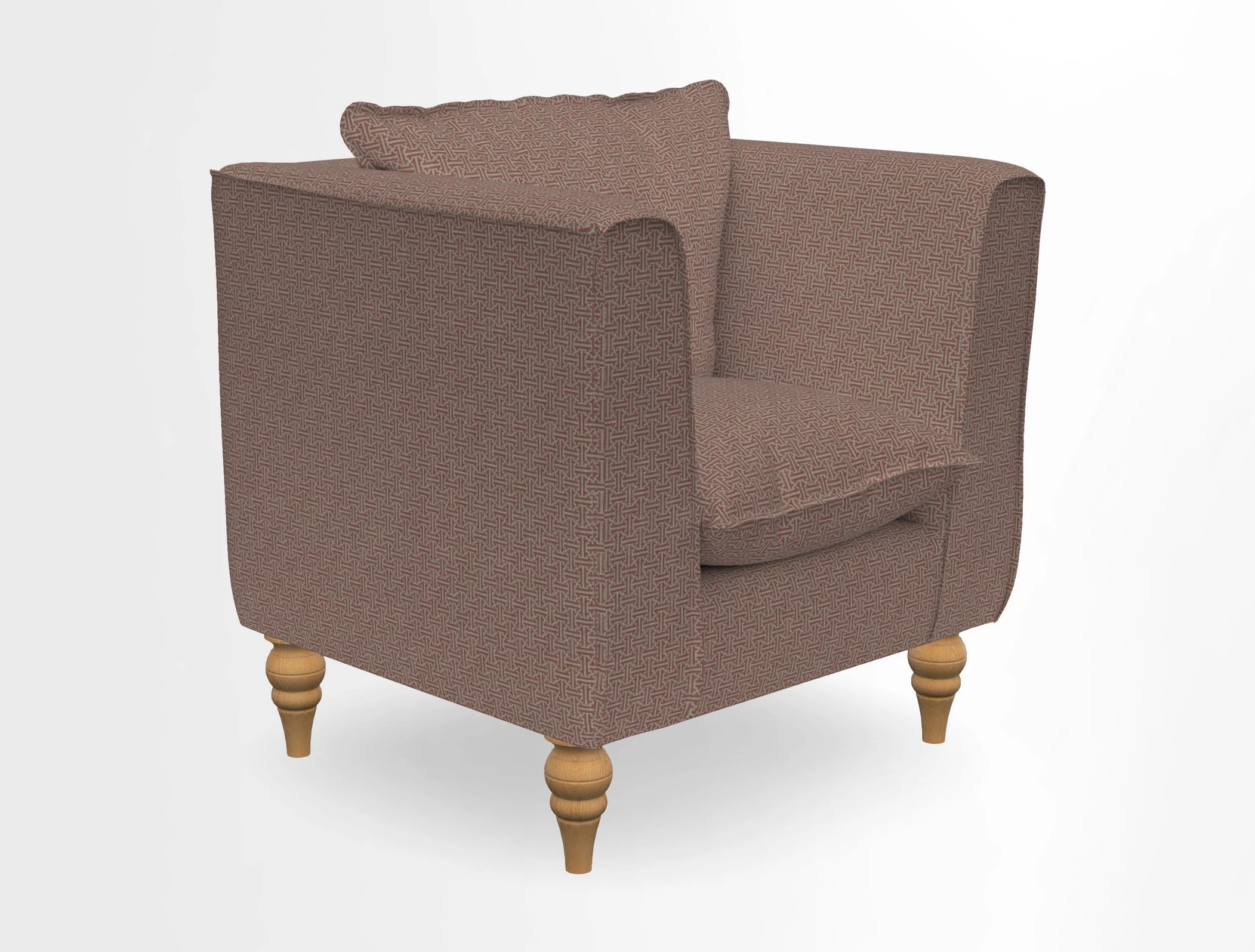 Aysgarth Chair in Two Tone Plain Biscuit