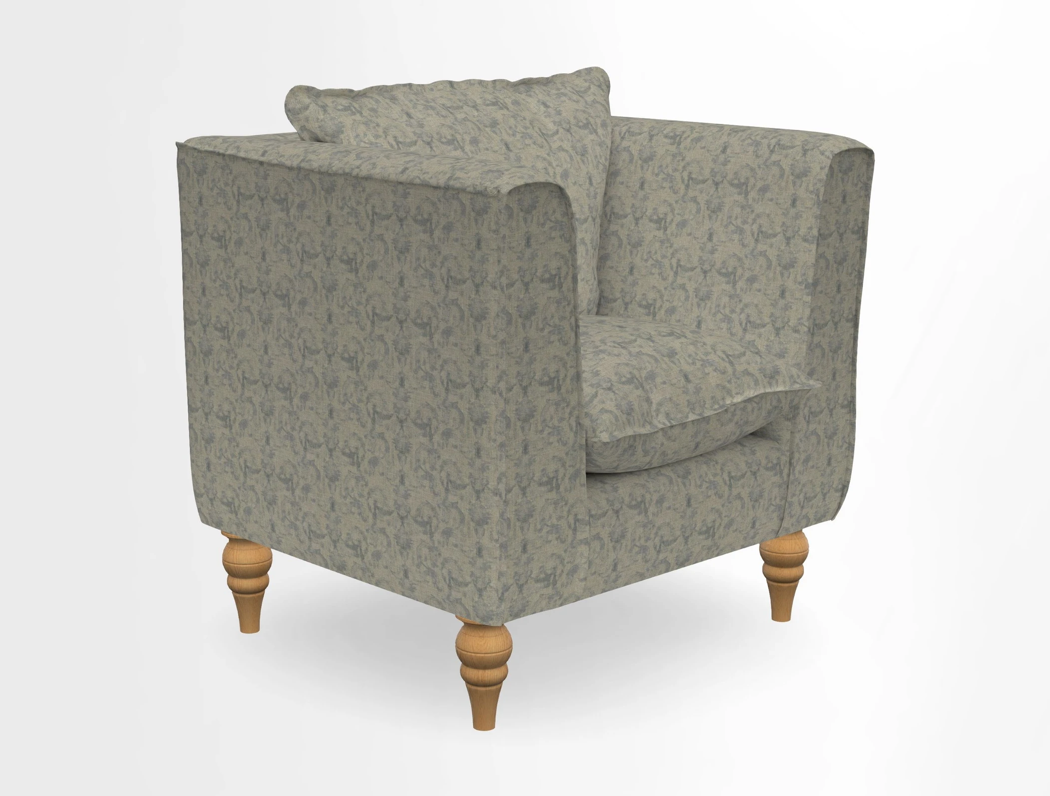 Aysgarth Chair in Two Tone Plain Biscuit