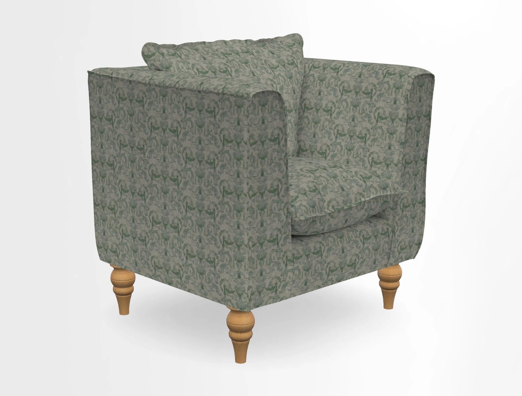 Aysgarth Chair in Two Tone Plain Biscuit