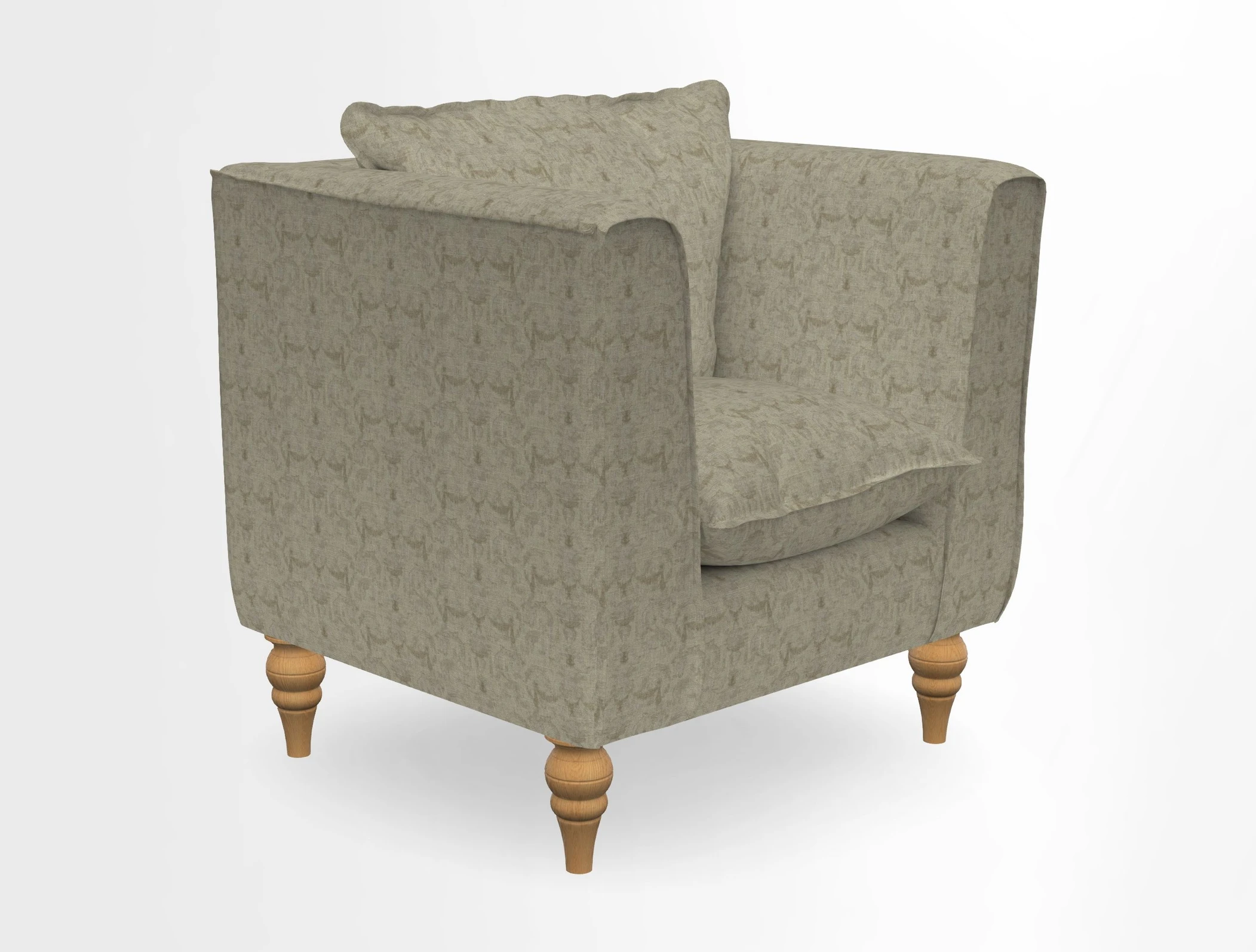 Aysgarth Chair in Two Tone Plain Biscuit