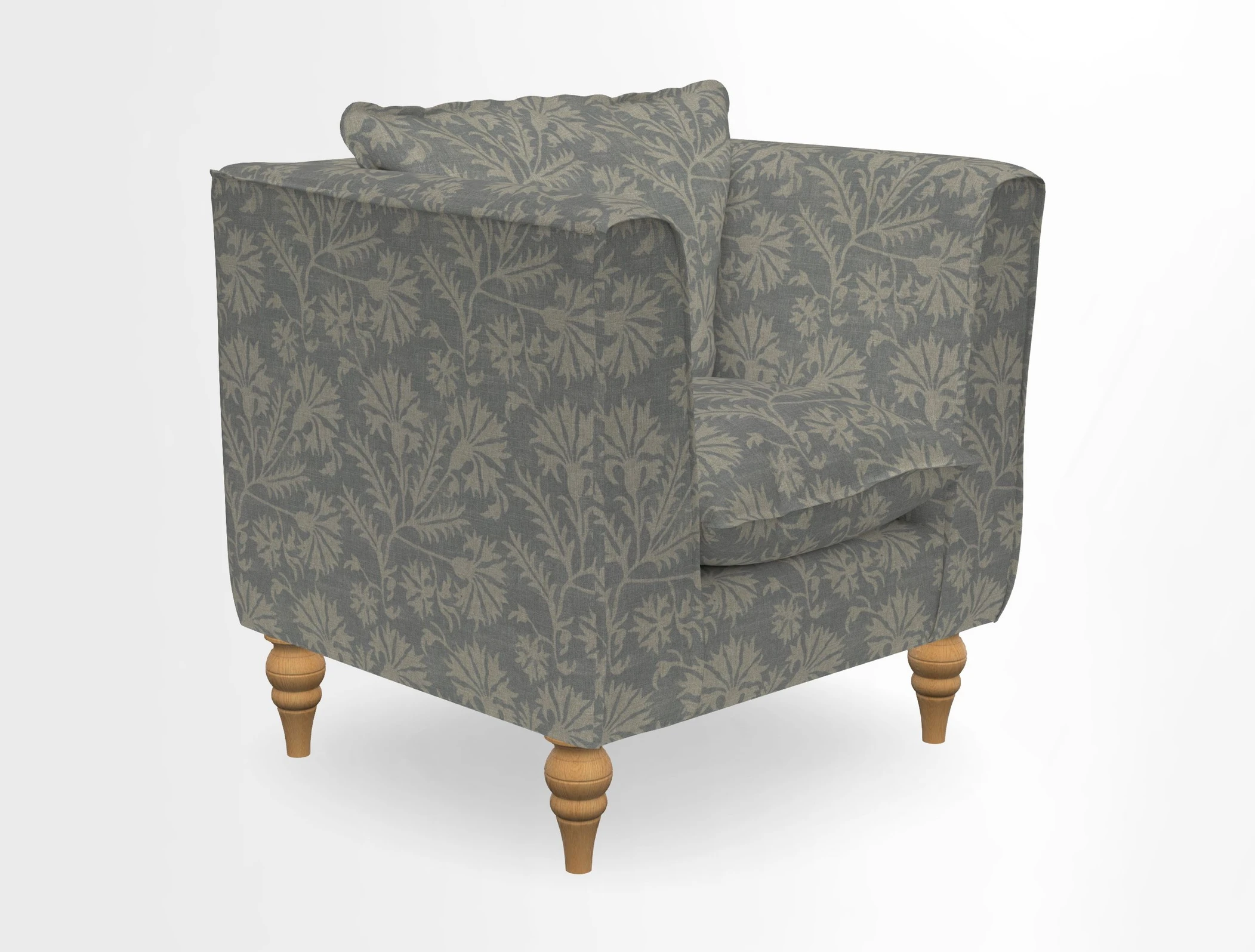 Aysgarth Chair in Two Tone Plain Biscuit